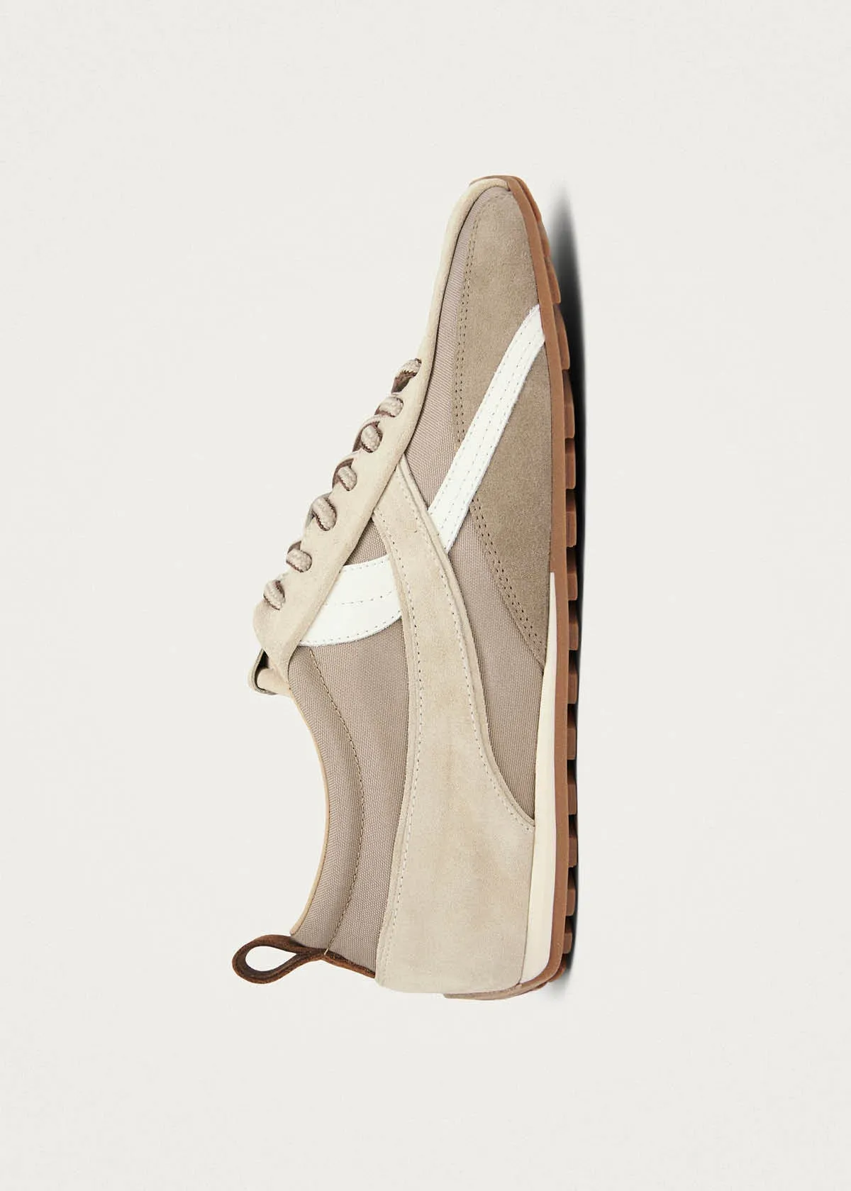 Tb.304 Nylon Beige Leather Sneakers sold by Alohas product image thumbnail 4