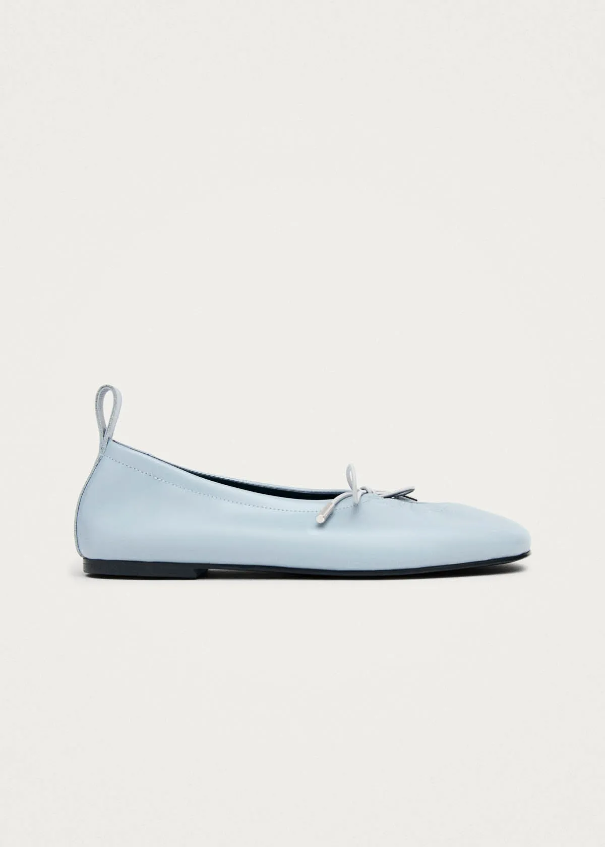 Rosalind Blue Leather Ballet Flats sold by Alohas product image thumbnail 4