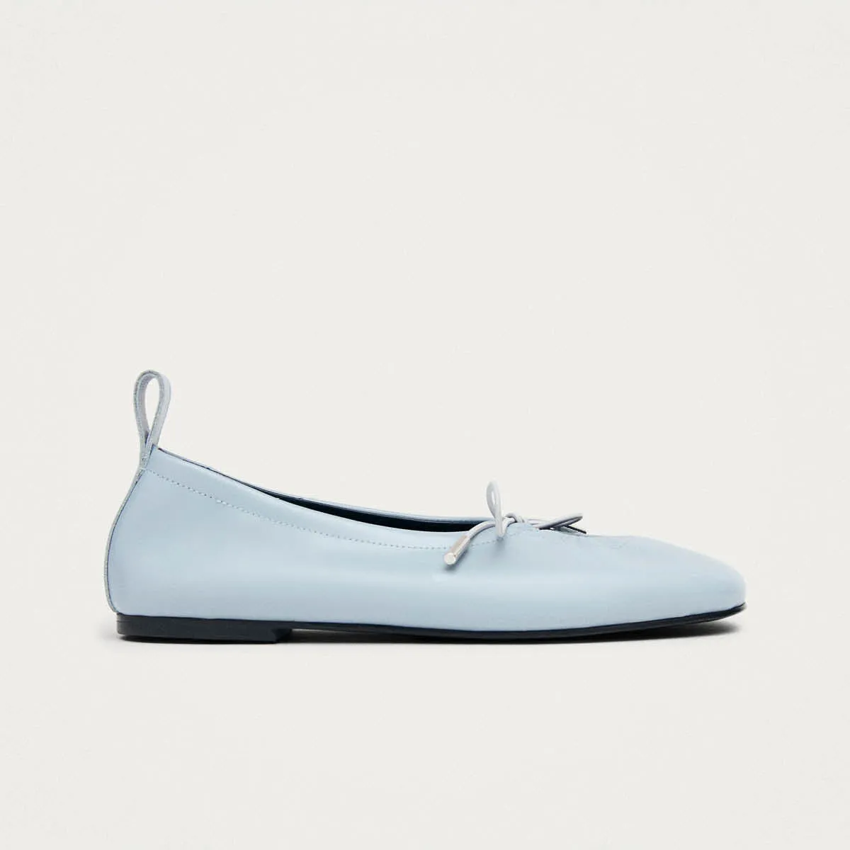 Rosalind Blue Leather Ballet Flats sold by Alohas product image thumbnail 3