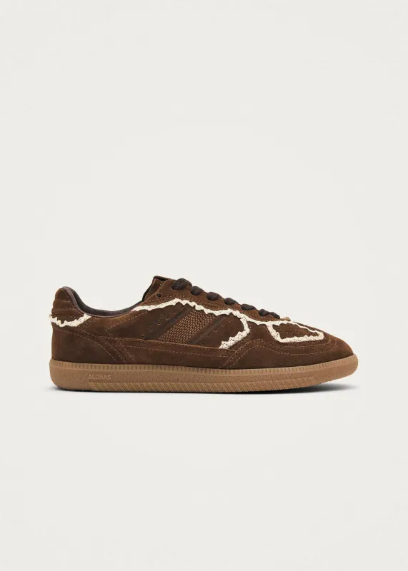 Tb.490 Crochet Chocolate Leather Sneakers sold by Alohas