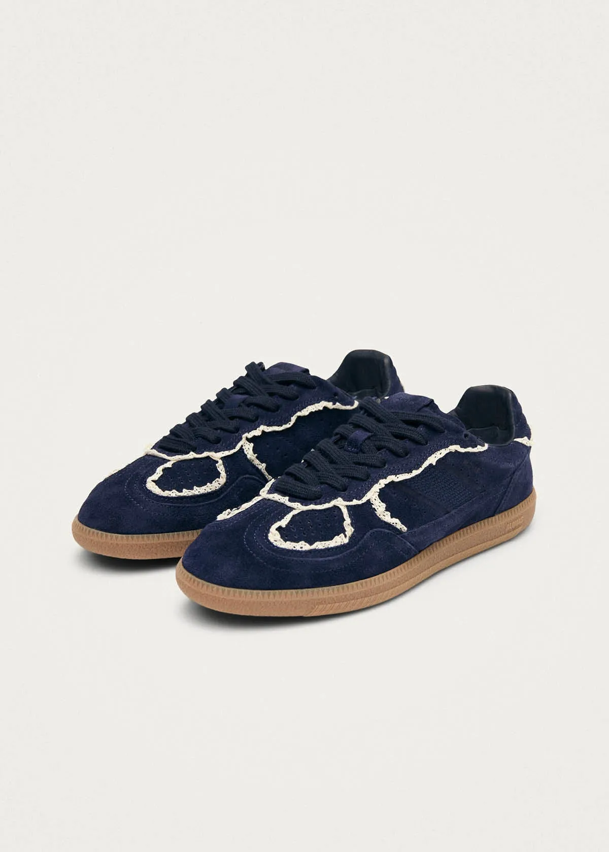 Tb.490 Crochet Navy Leather Sneakers sold by Alohas product image thumbnail 2