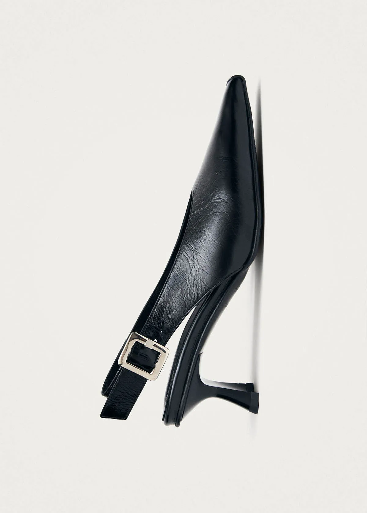 Cendra Rift Black Leather Pumps sold by Alohas product image thumbnail 5