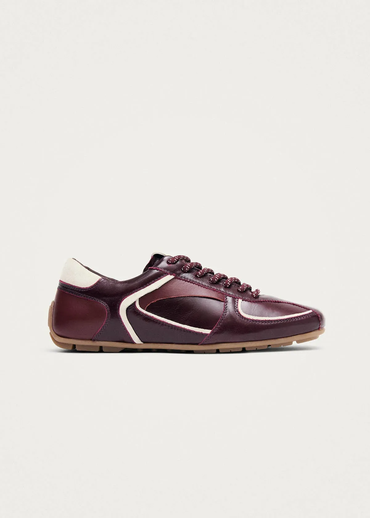 Tb.970 Burgundy Leather Sneakers sold by Alohas