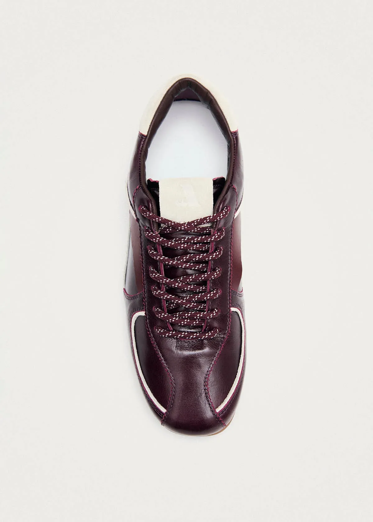 Tb.970 Burgundy Leather Sneakers sold by Alohas product image thumbnail 4