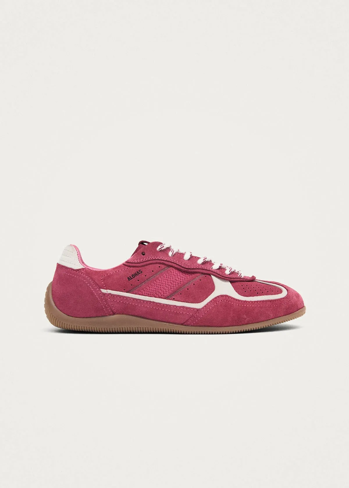 Tb.91 Suede Raspberry Leather Sneakers sold by Alohas