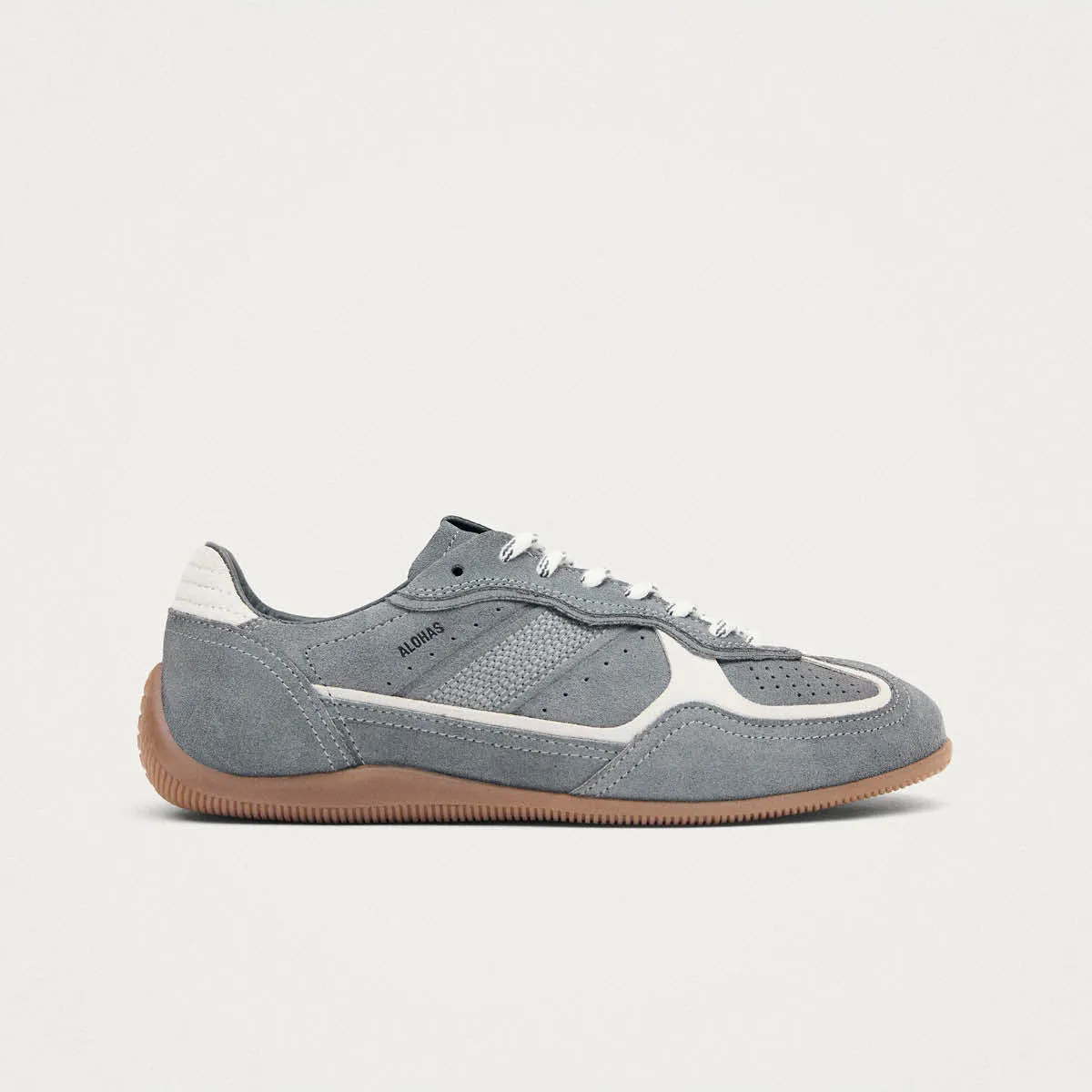 Tb.91 Suede Grey Leather Sneakers sold by Alohas product image thumbnail 3