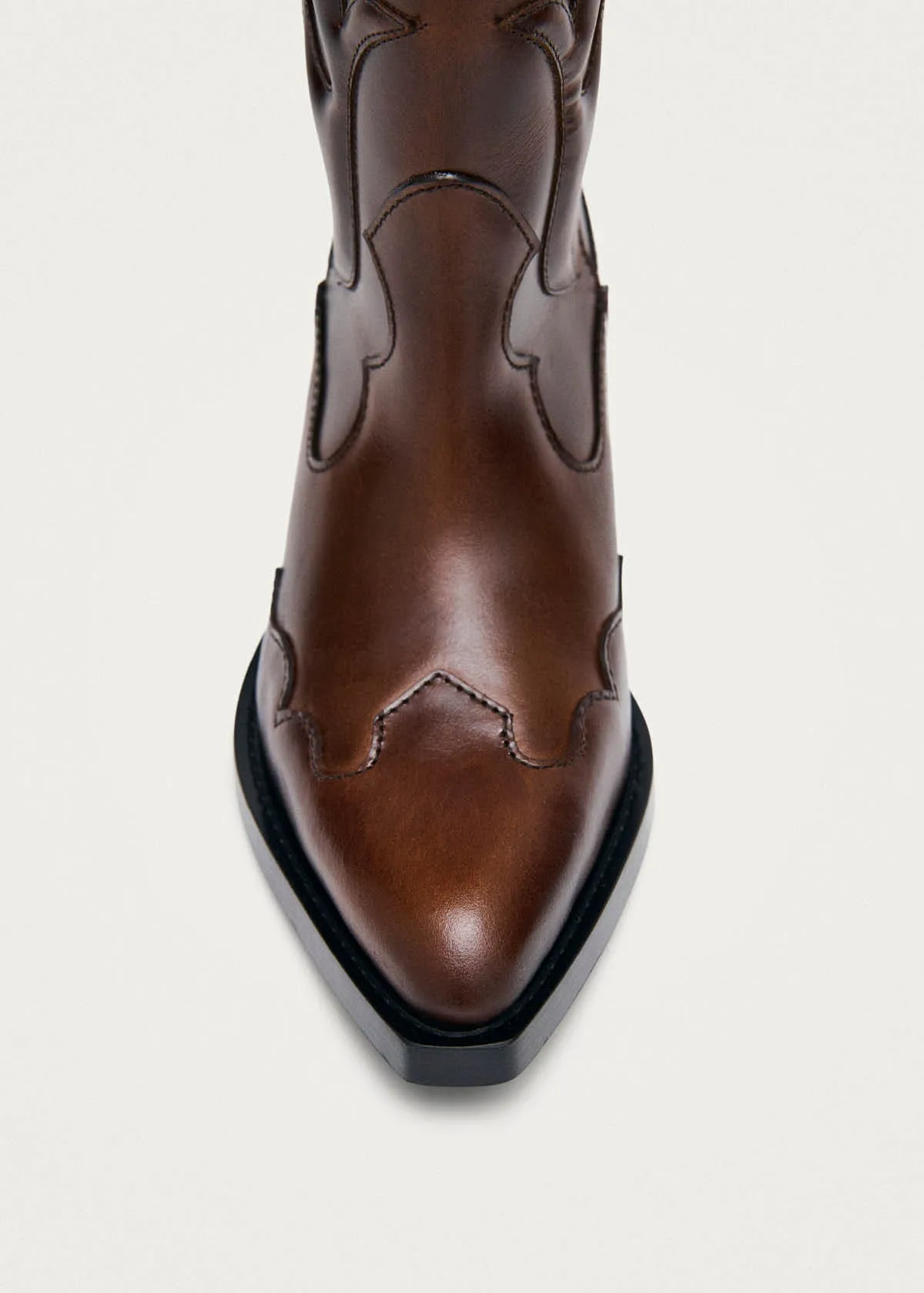 Calyx Brushed Brown Leather Boots sold by Alohas product image thumbnail 5