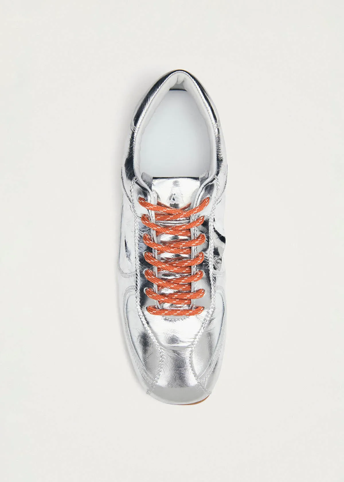 Tb.970 Shimmer Silver Leather Sneakers sold by Alohas product image thumbnail 5