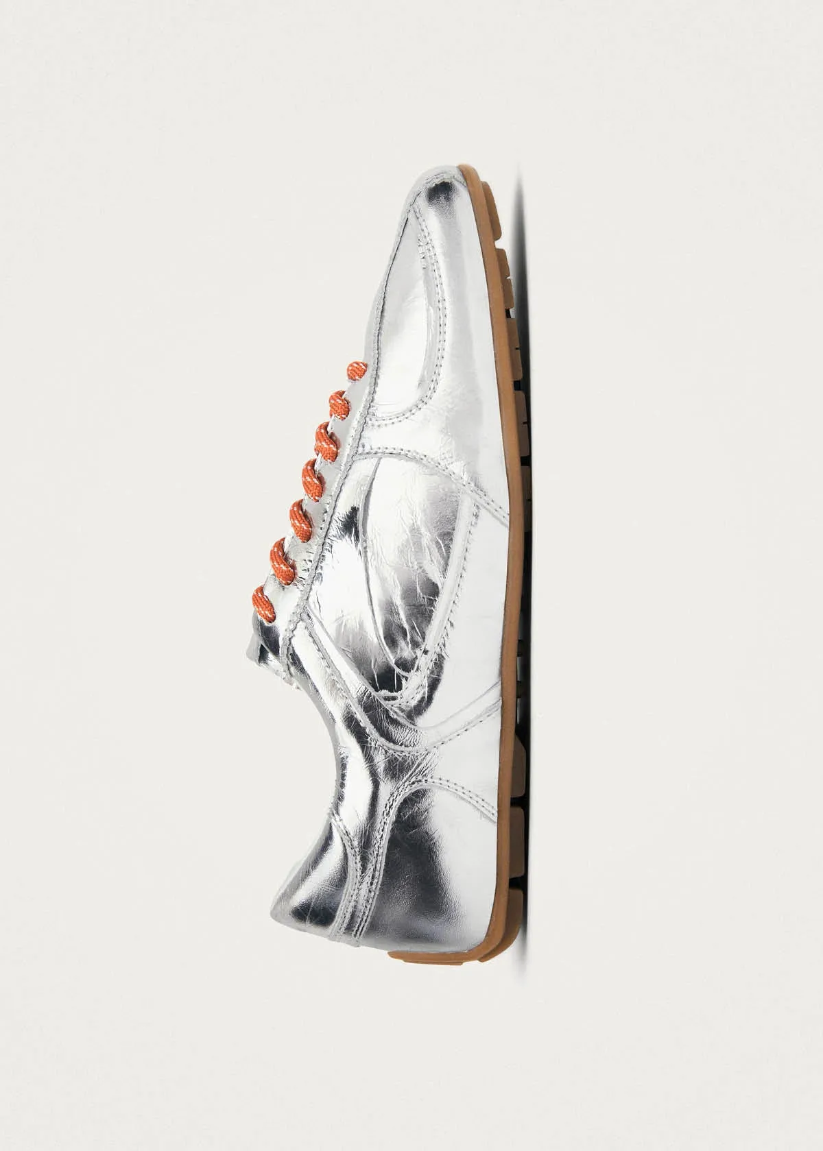 Tb.970 Shimmer Silver Leather Sneakers sold by Alohas product image thumbnail 4