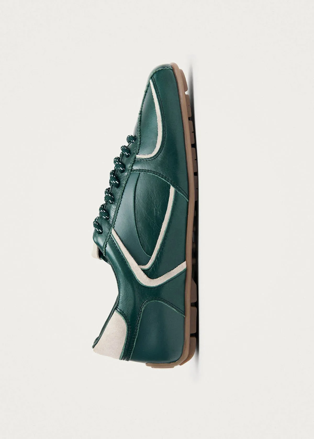 Tb.970 Dark Green Leather Sneakers sold by Alohas product image thumbnail 5