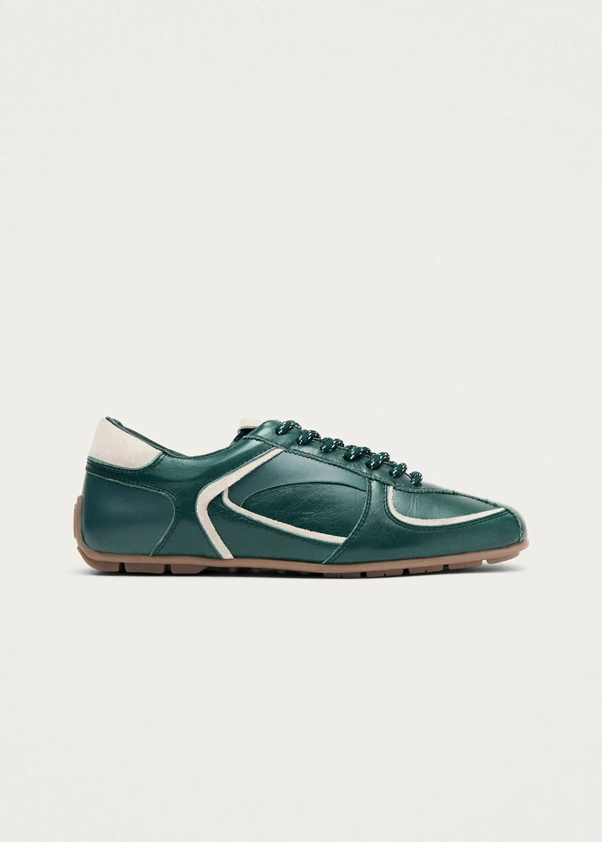 Tb.970 Dark Green Leather Sneakers sold by Alohas