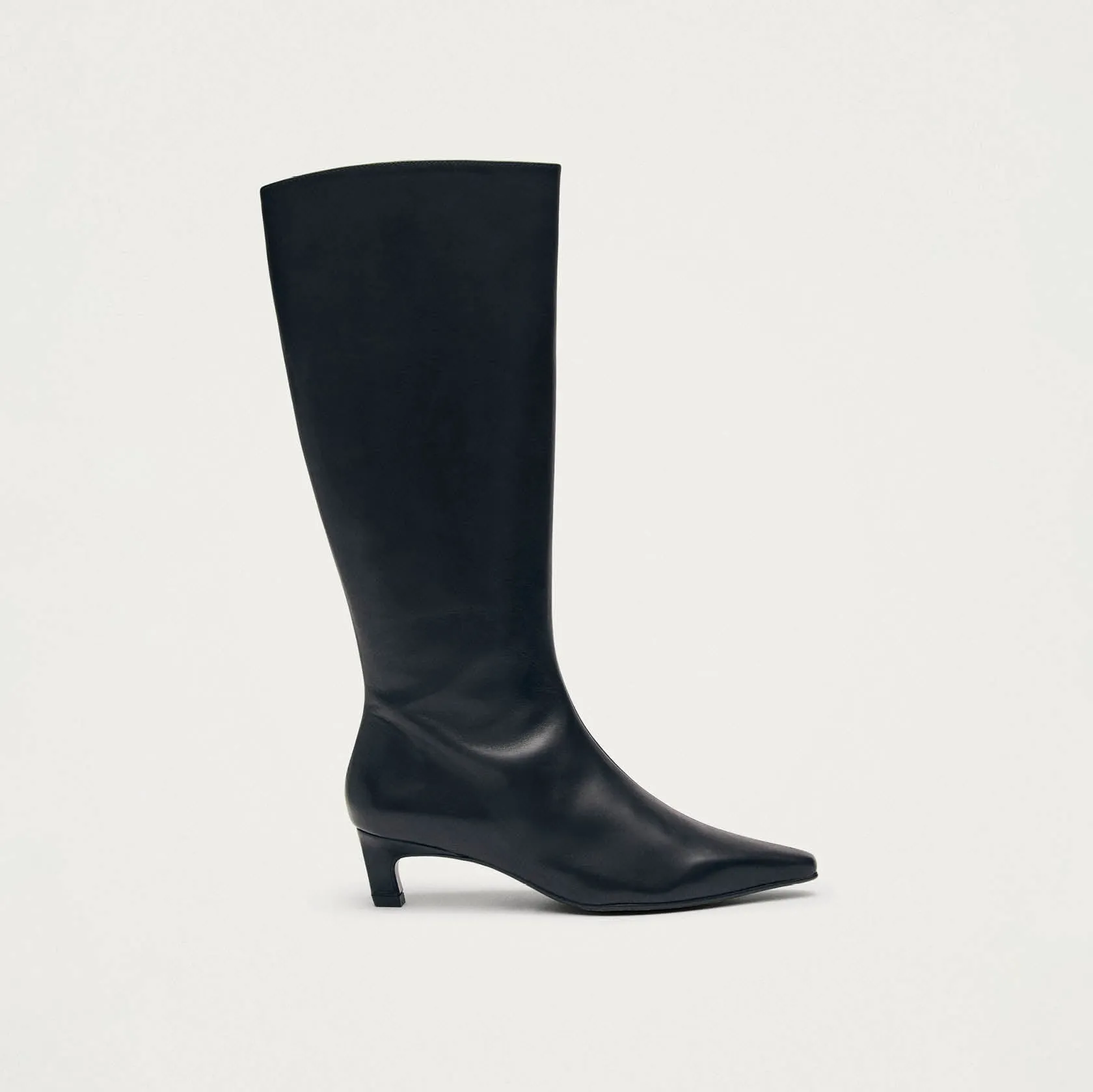 Gema Black Leather Boots sold by Alohas product image thumbnail 3