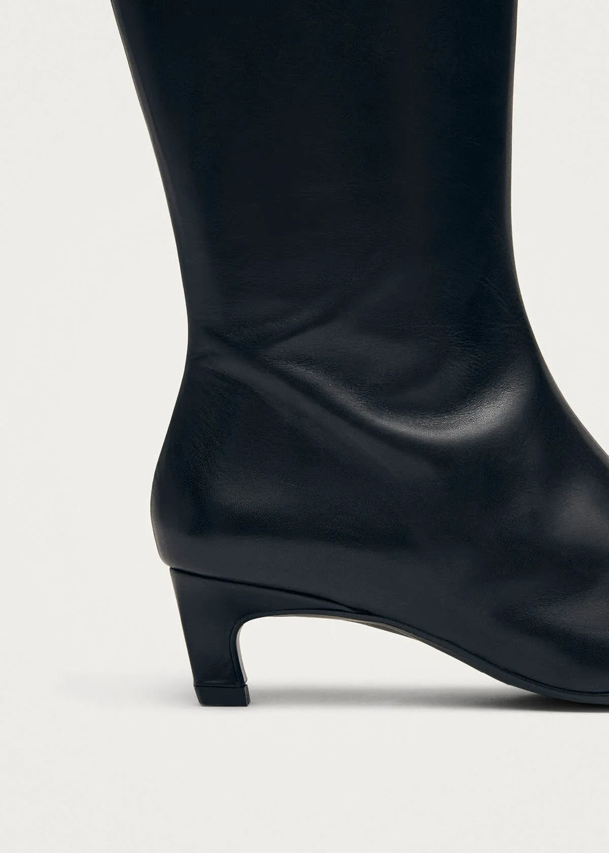 Gema Black Leather Boots sold by Alohas product image thumbnail 5