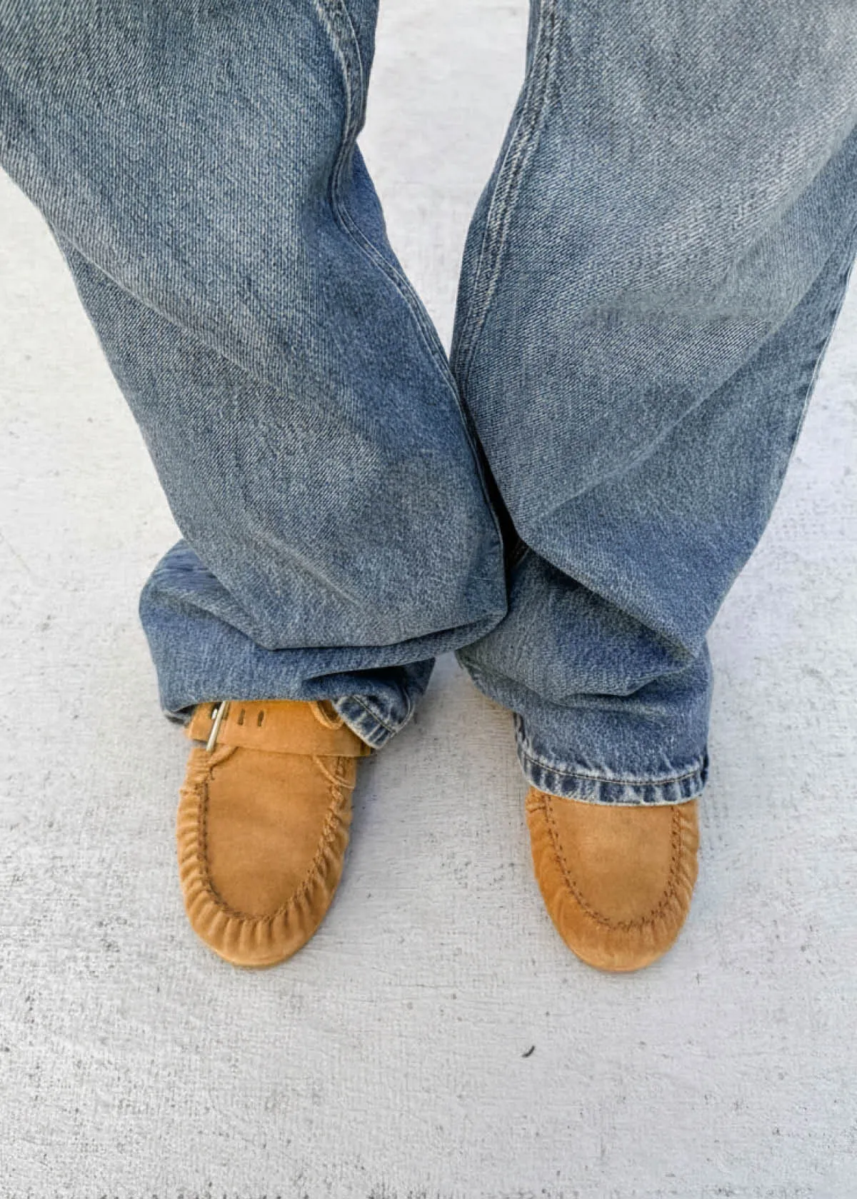 Bark Suede Tan Leather Loafers sold by Alohas product image thumbnail 2