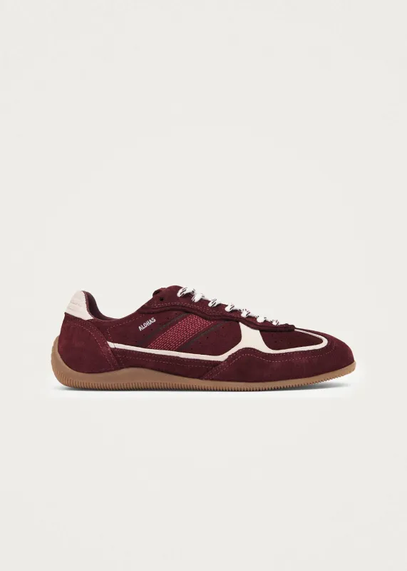 Tb.91 Suede Burgundy Leather Sneakers sold by Alohas