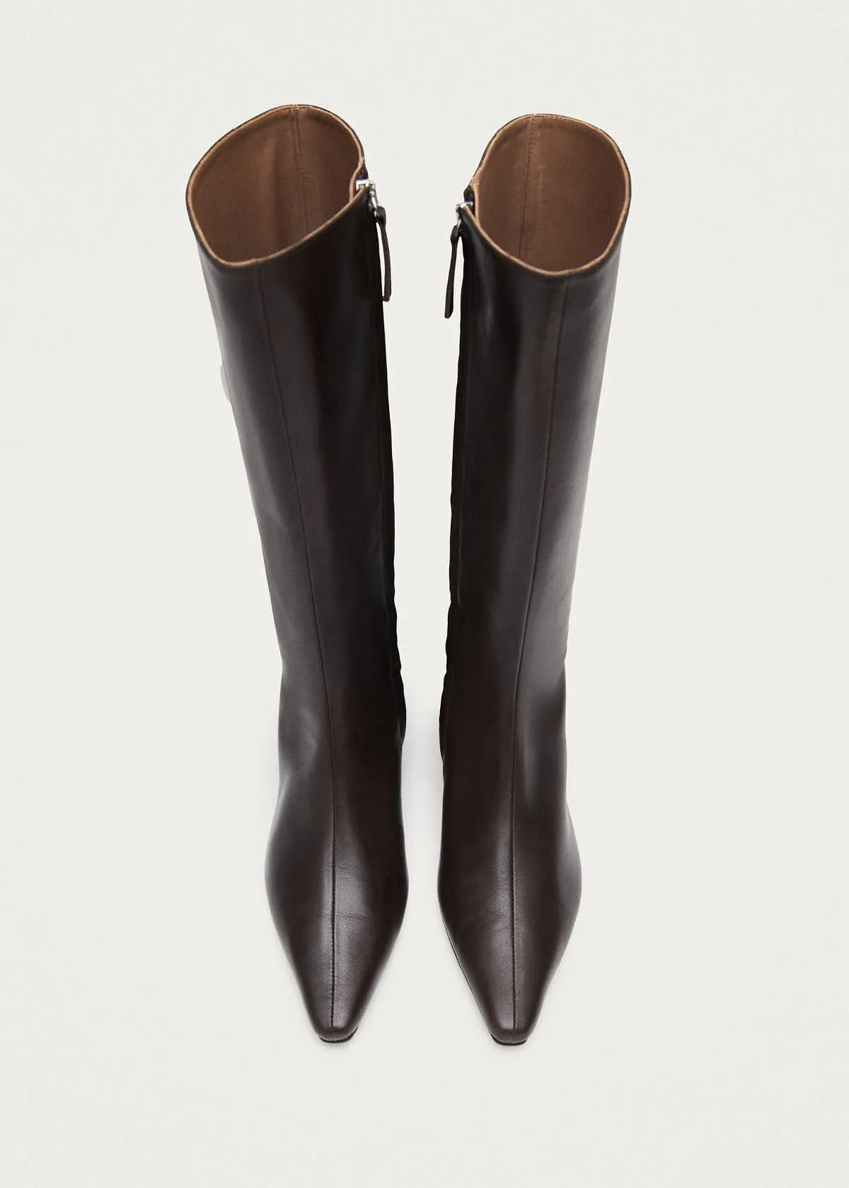 Gema Brown Leather Boots sold by Alohas product image thumbnail 5