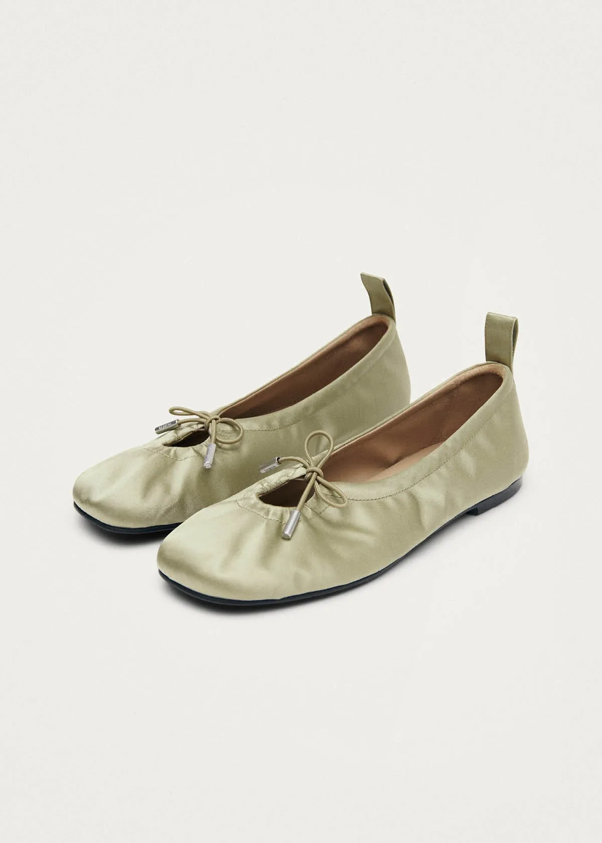 Rosalind Silky Green Ballet Flats sold by Alohas product image thumbnail 4