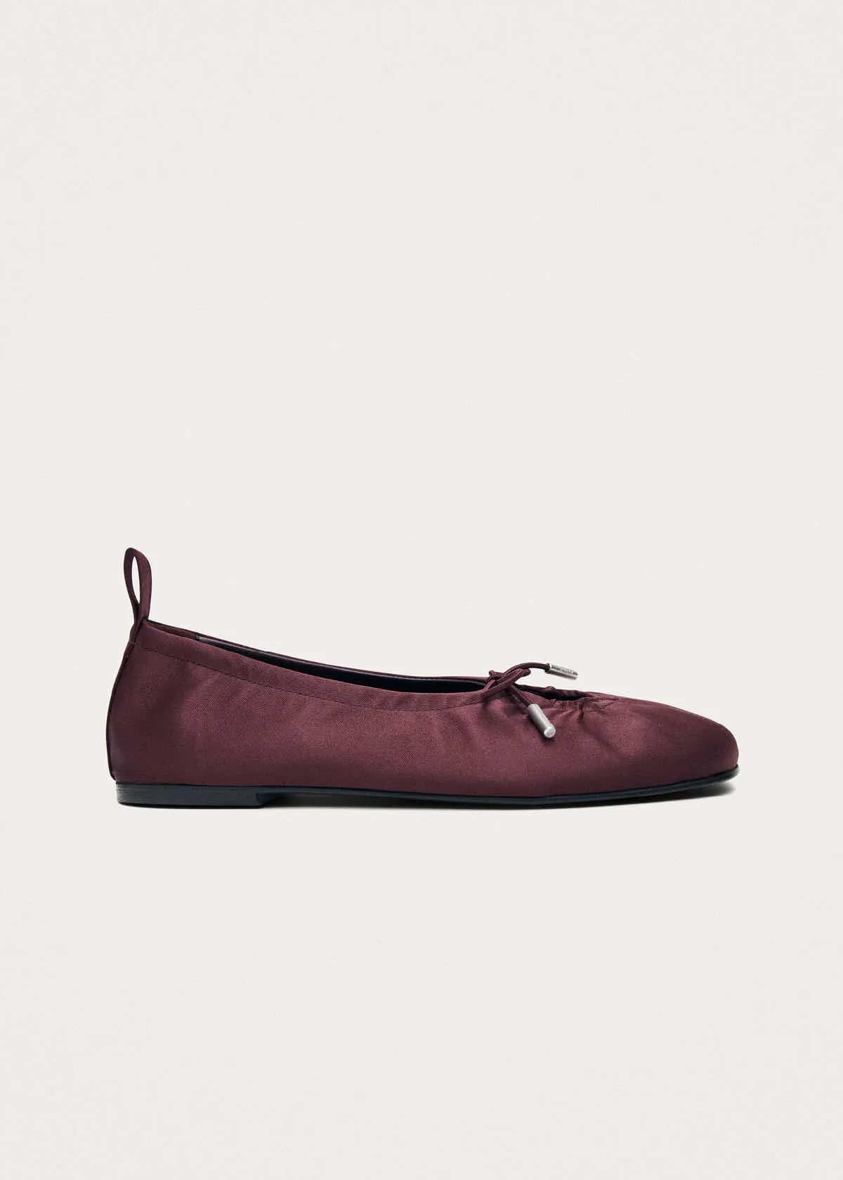 Rosalind Silky Burgundy Ballet Flats sold by Alohas product image thumbnail 5