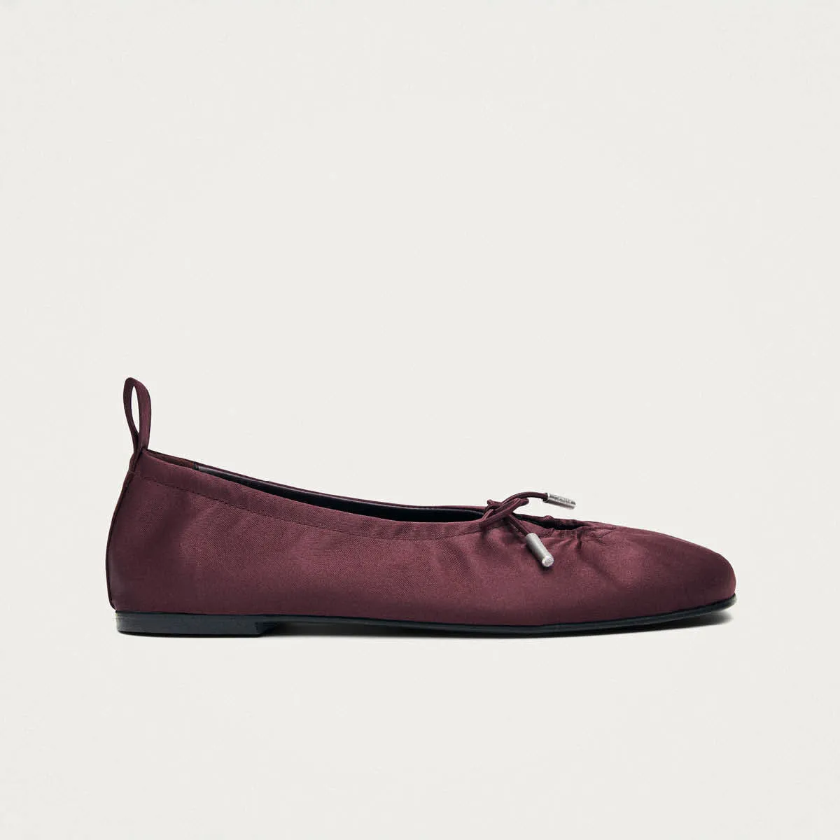 Rosalind Silky Burgundy Ballet Flats sold by Alohas product image thumbnail 3