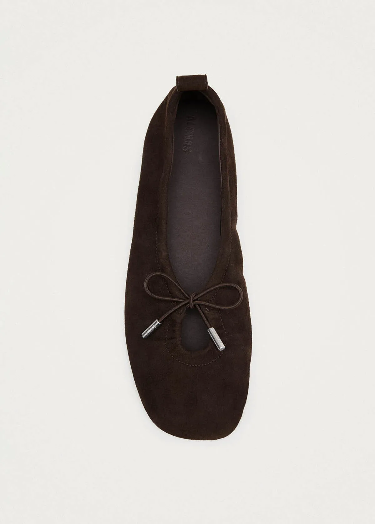 Rosalind Recycled Brown Leather Ballet Flats sold by Alohas