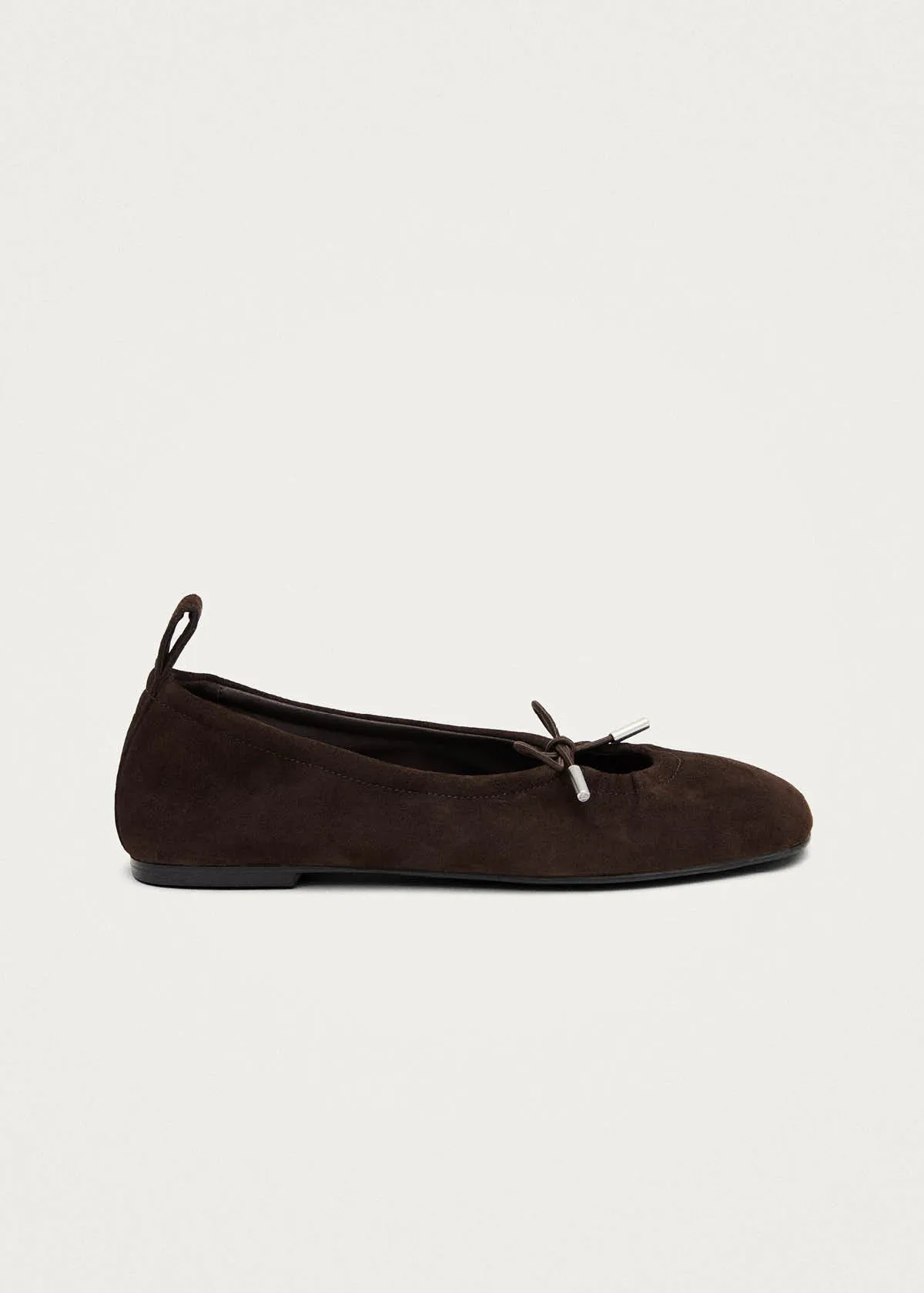 Rosalind Recycled Brown Leather Ballet Flats sold by Alohas product image thumbnail 4