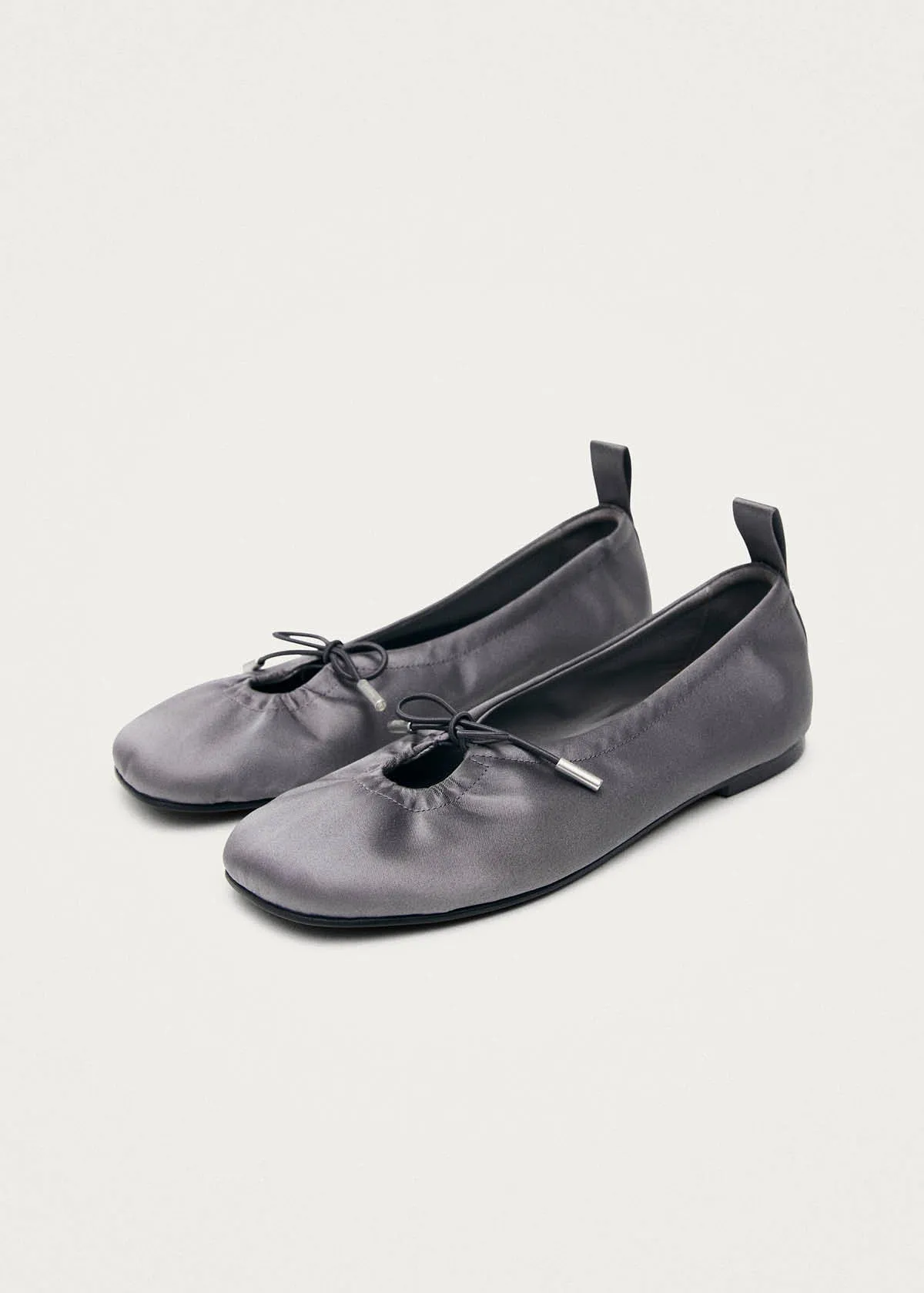 Rosalind Silky Grey Ballet Flats sold by Alohas product image thumbnail 5
