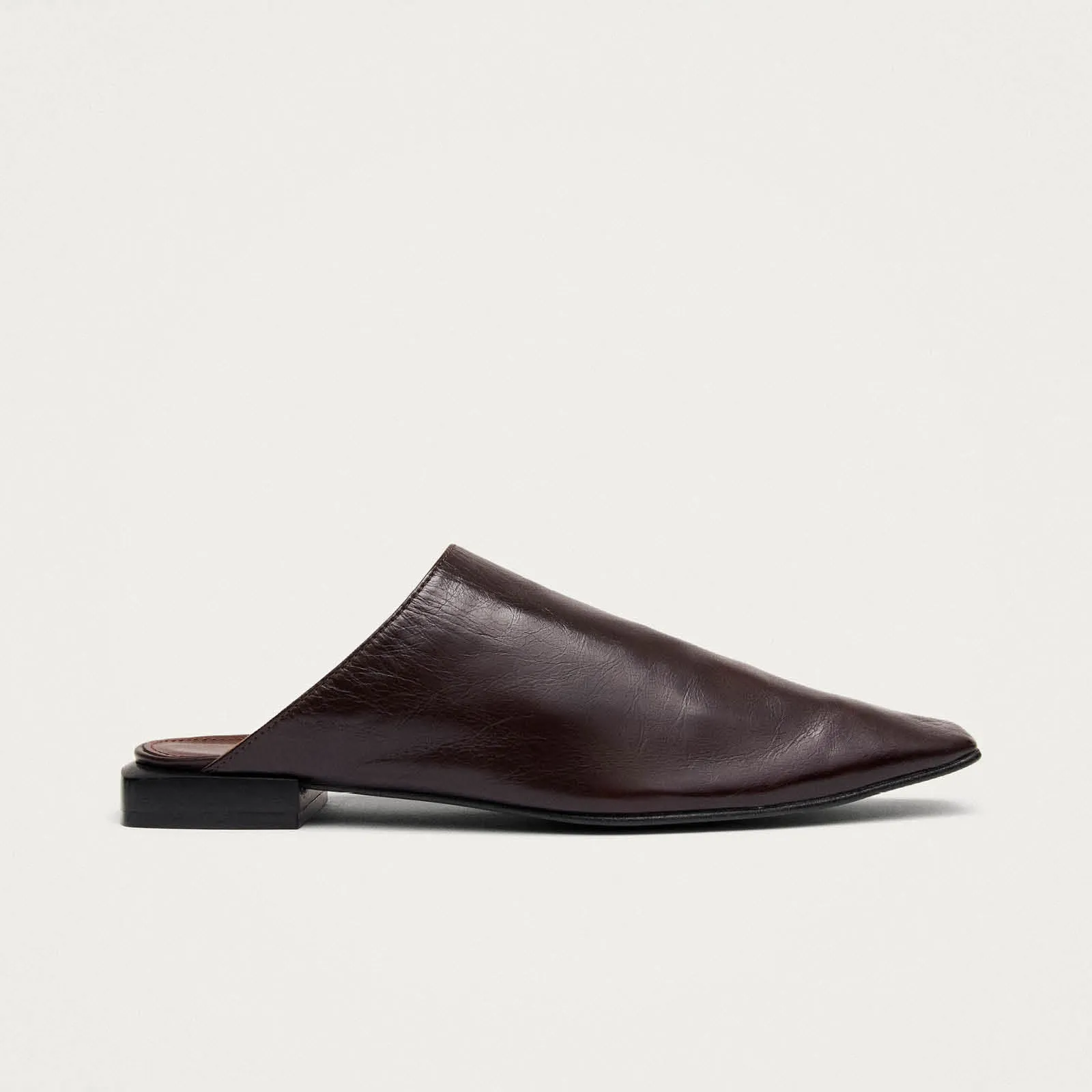 Noe Rift Dark Brown Leather Mules sold by Alohas product image thumbnail 3