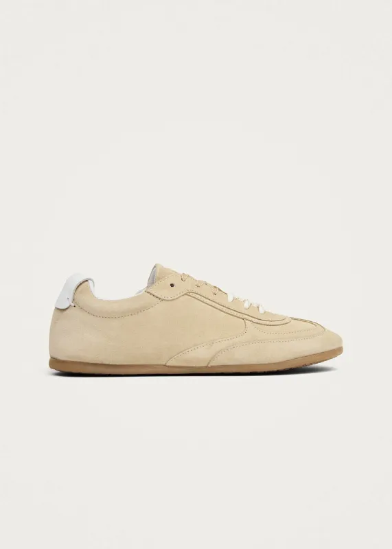 Tb.24 Suede Beige Leather Sneakers sold by Alohas