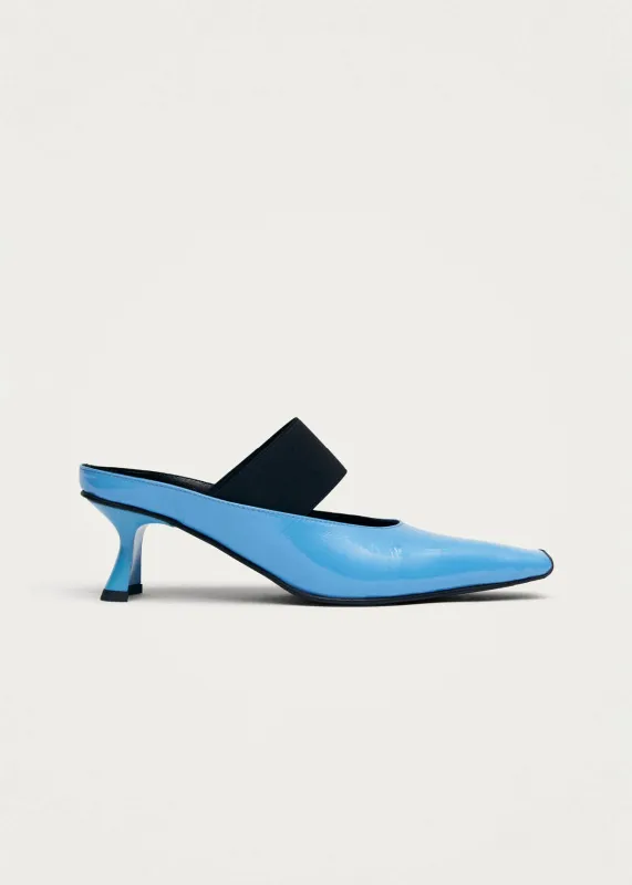 Lokahi Patent Blue Leather Pumps made by Alohas