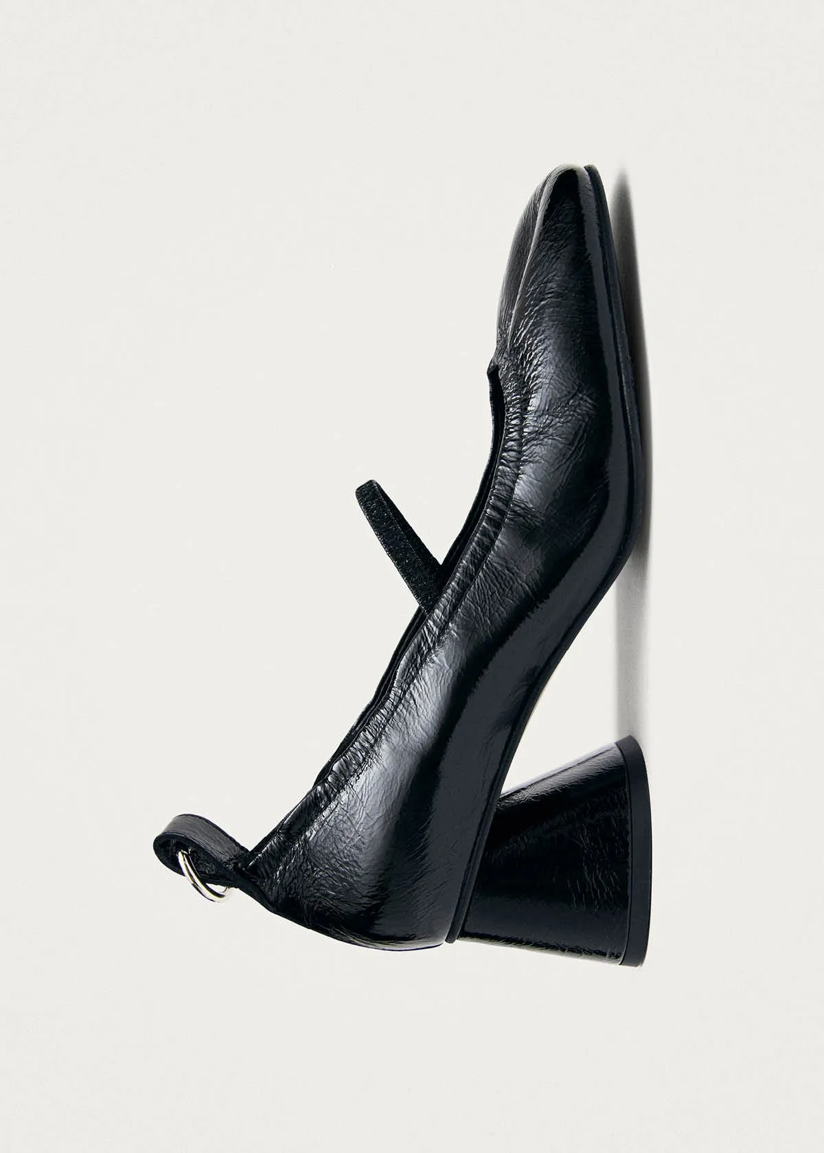 Rhiane Patent Black Leather Pumps sold by Alohas product image thumbnail 4
