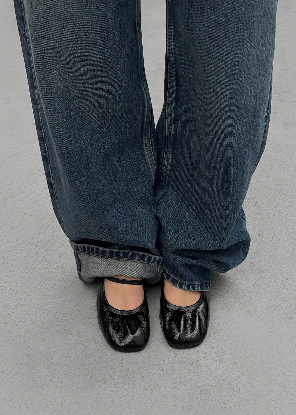 Rhiane Patent Black Leather Pumps sold by Alohas product image thumbnail 2