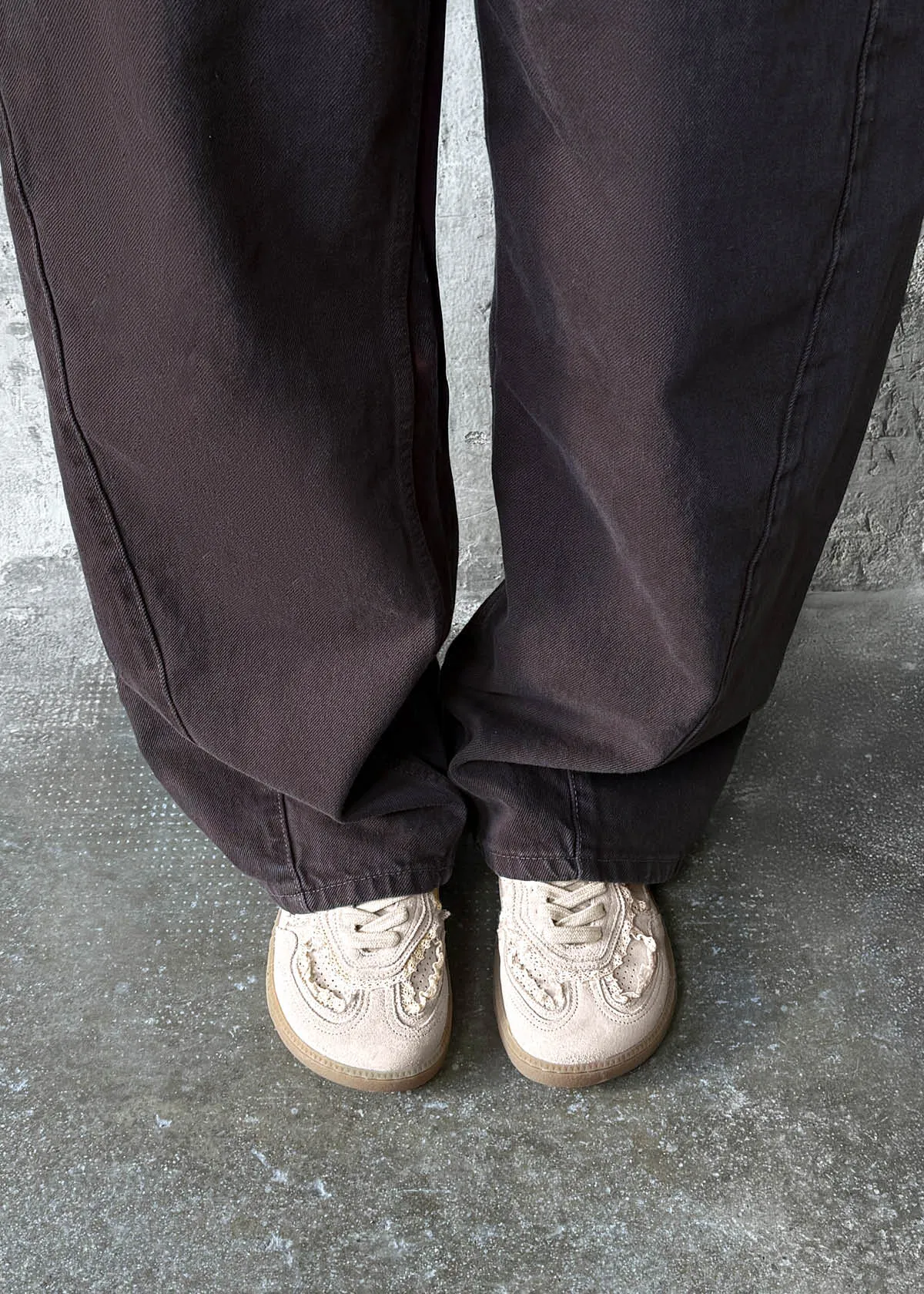 Tb.00 Barefoot Crochet Cream Leather Sneakers sold by Alohas product image thumbnail 2