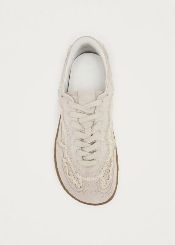 Tb.00 Barefoot Crochet Cream Leather Sneakers sold by Alohas