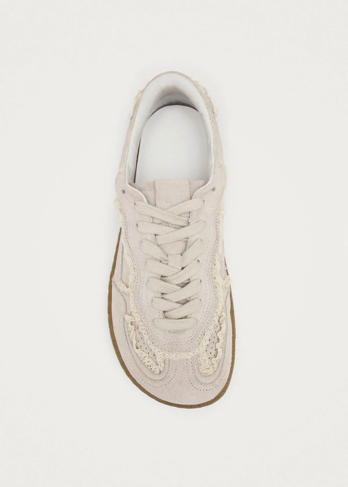 Tb.00 Barefoot Crochet Cream Leather Sneakers sold by Alohas