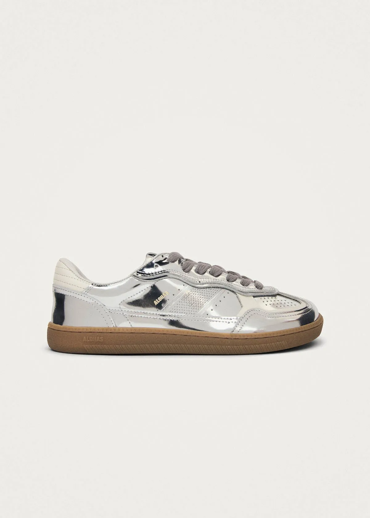 Tb.00 Barefoot Rife Shimmer Silver Cream Leather Sneakers sold by Alohas product image thumbnail 4