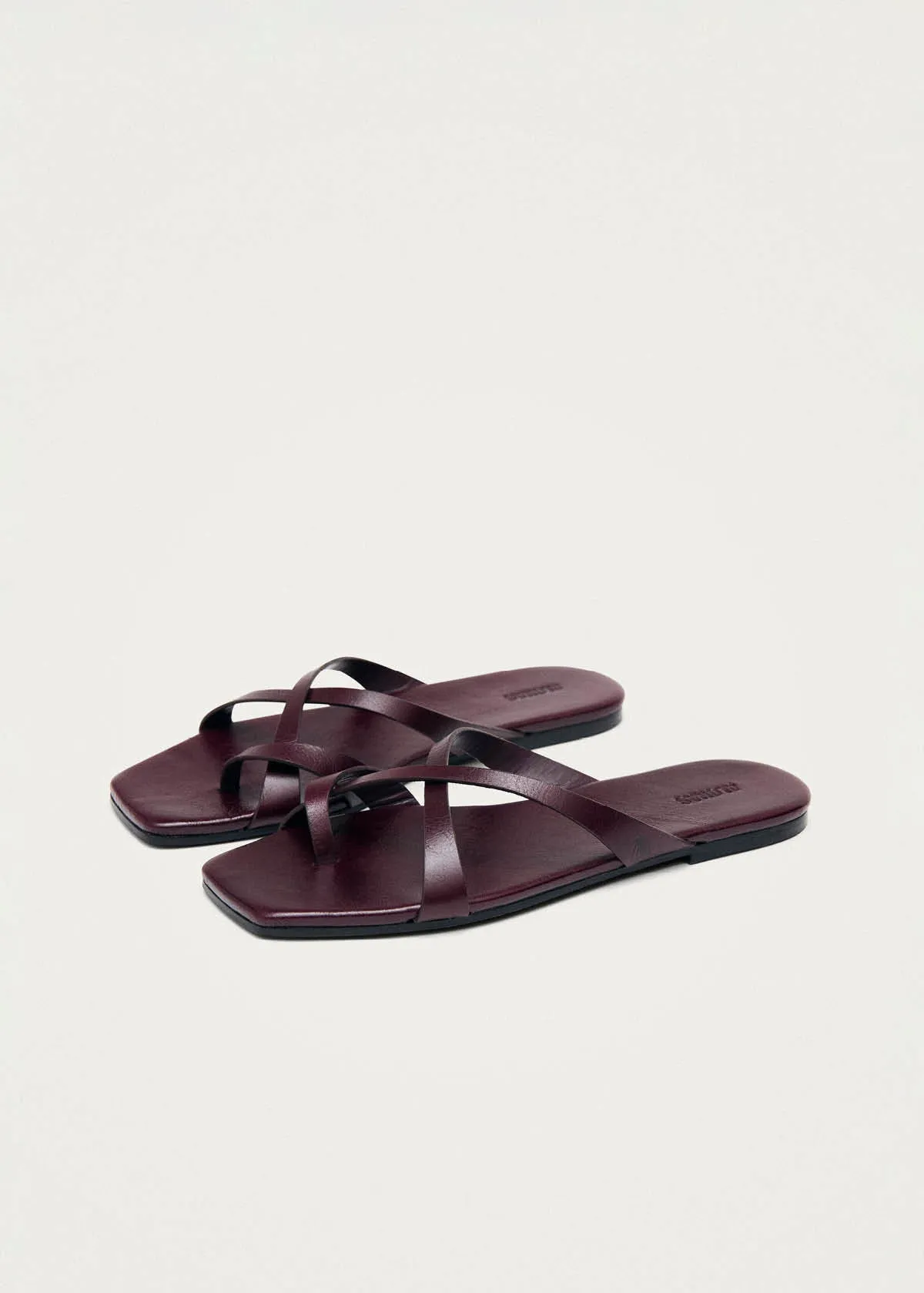 Solara Rift Burgundy Leather Sandals sold by Alohas product image thumbnail 2