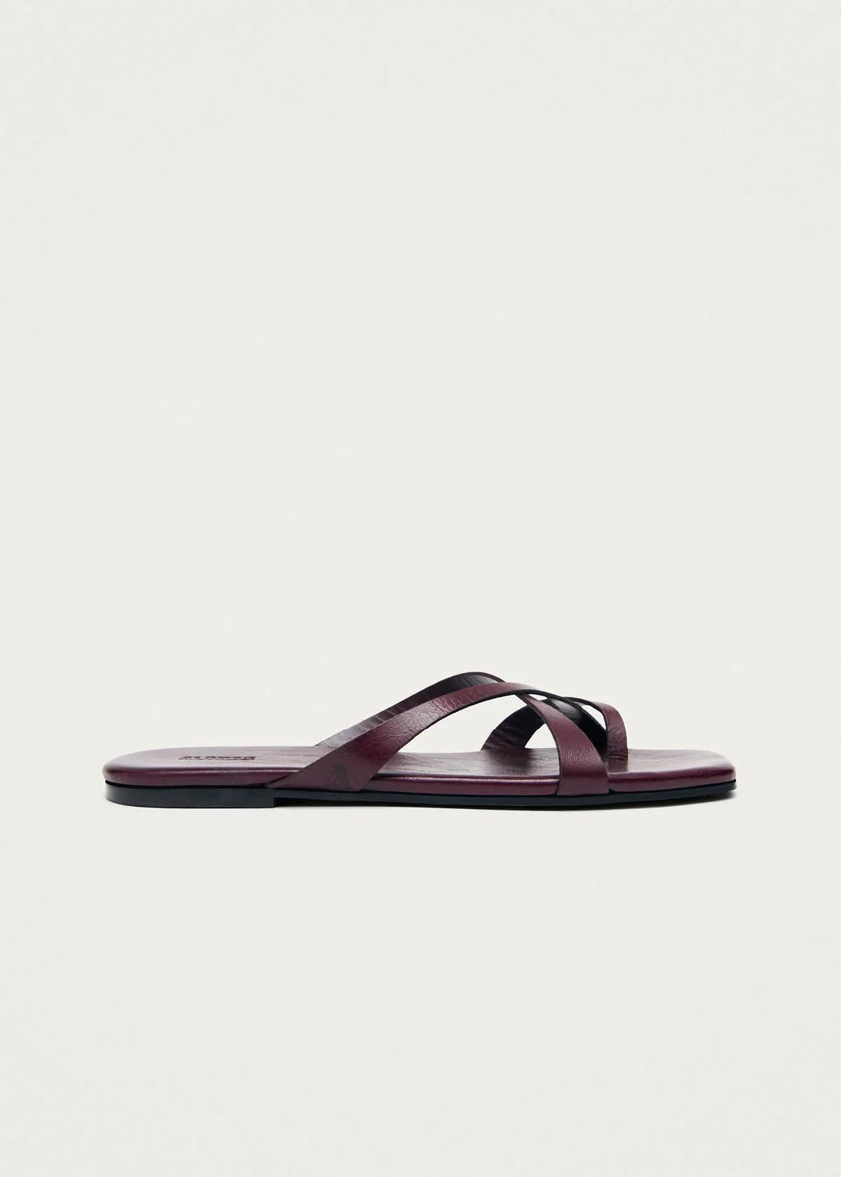 Solara Rift Burgundy Leather Sandals sold by Alohas
