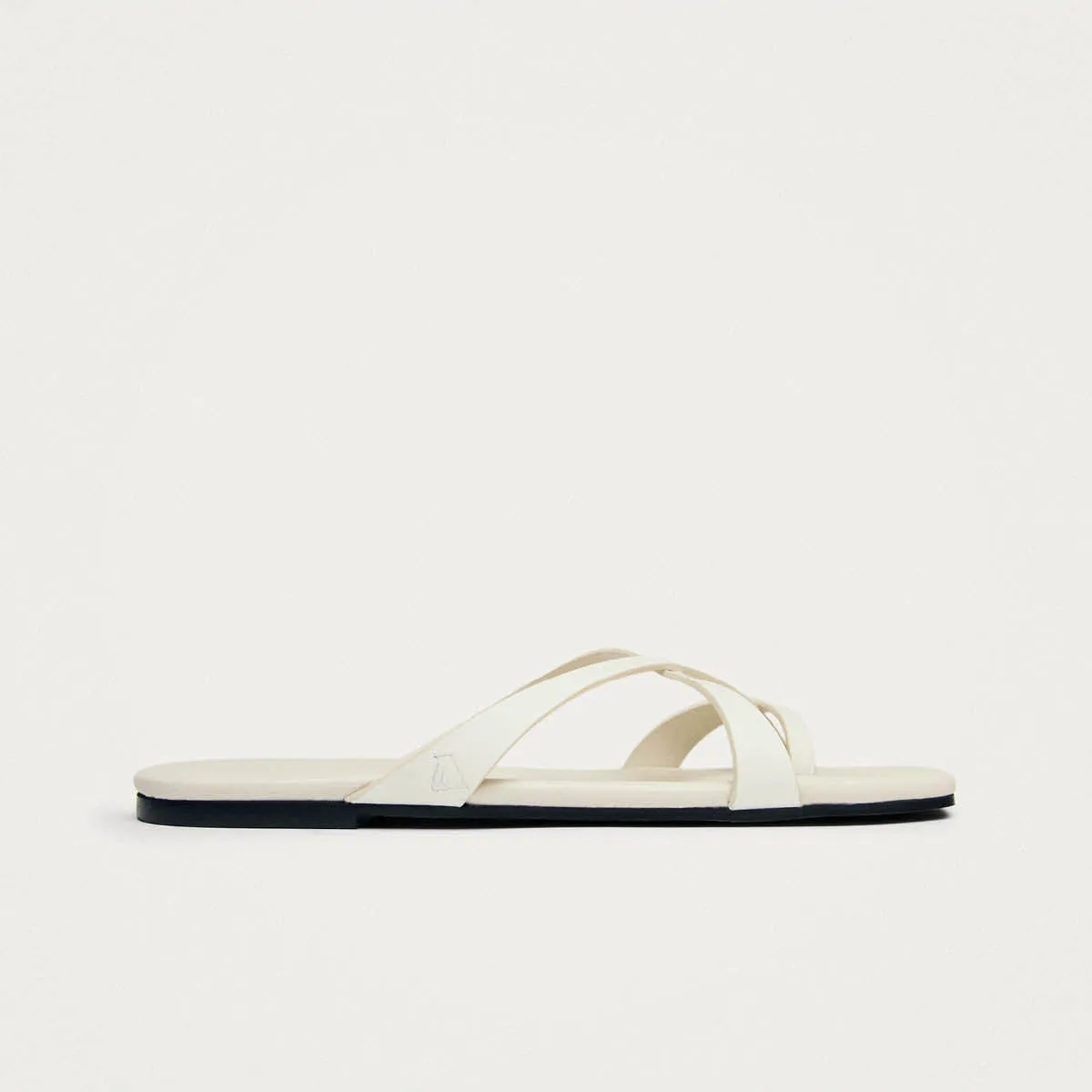 Solara Cream Leather Sandals sold by Alohas product image thumbnail 3