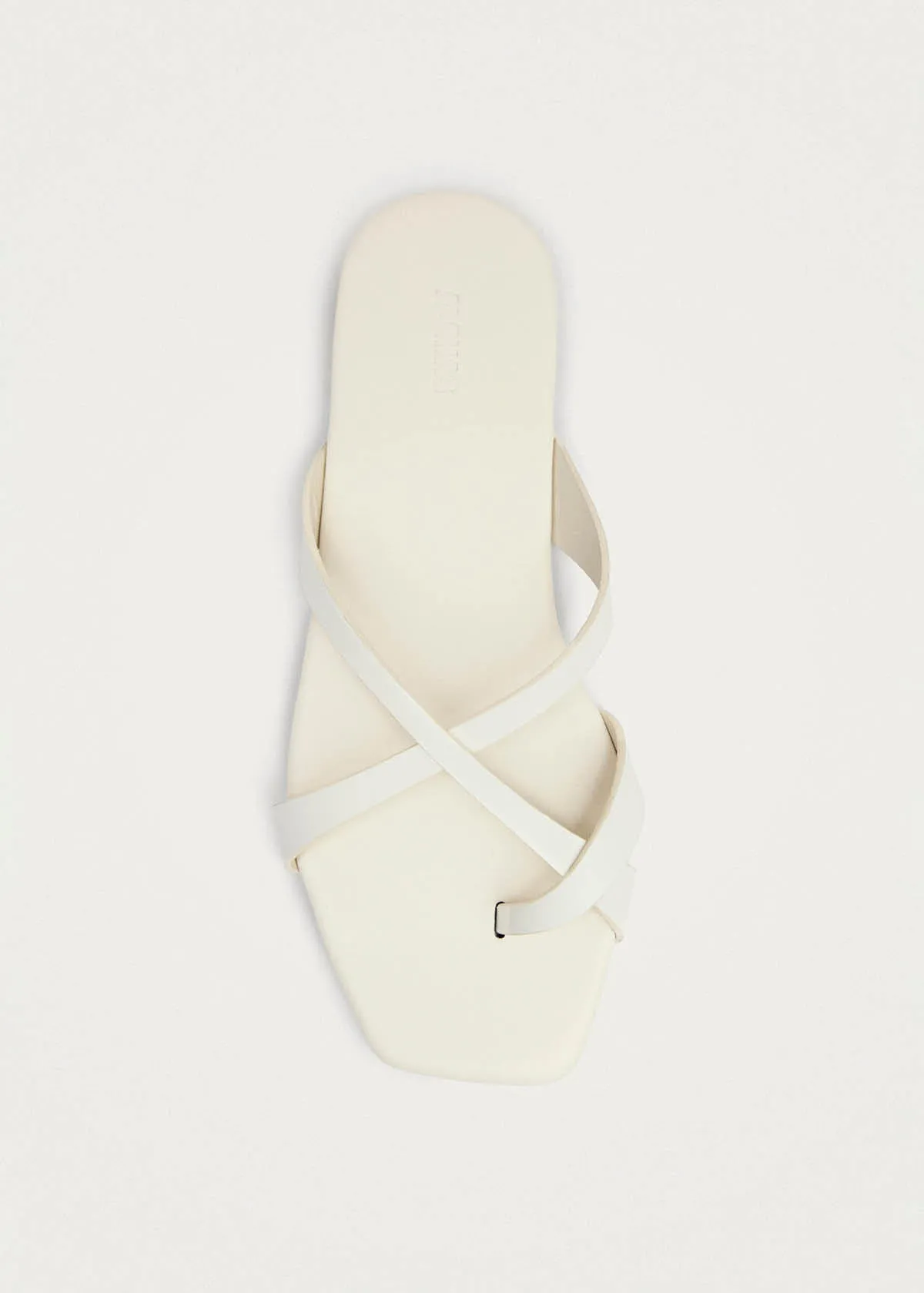 Solara Cream Leather Sandals sold by Alohas product image thumbnail 4