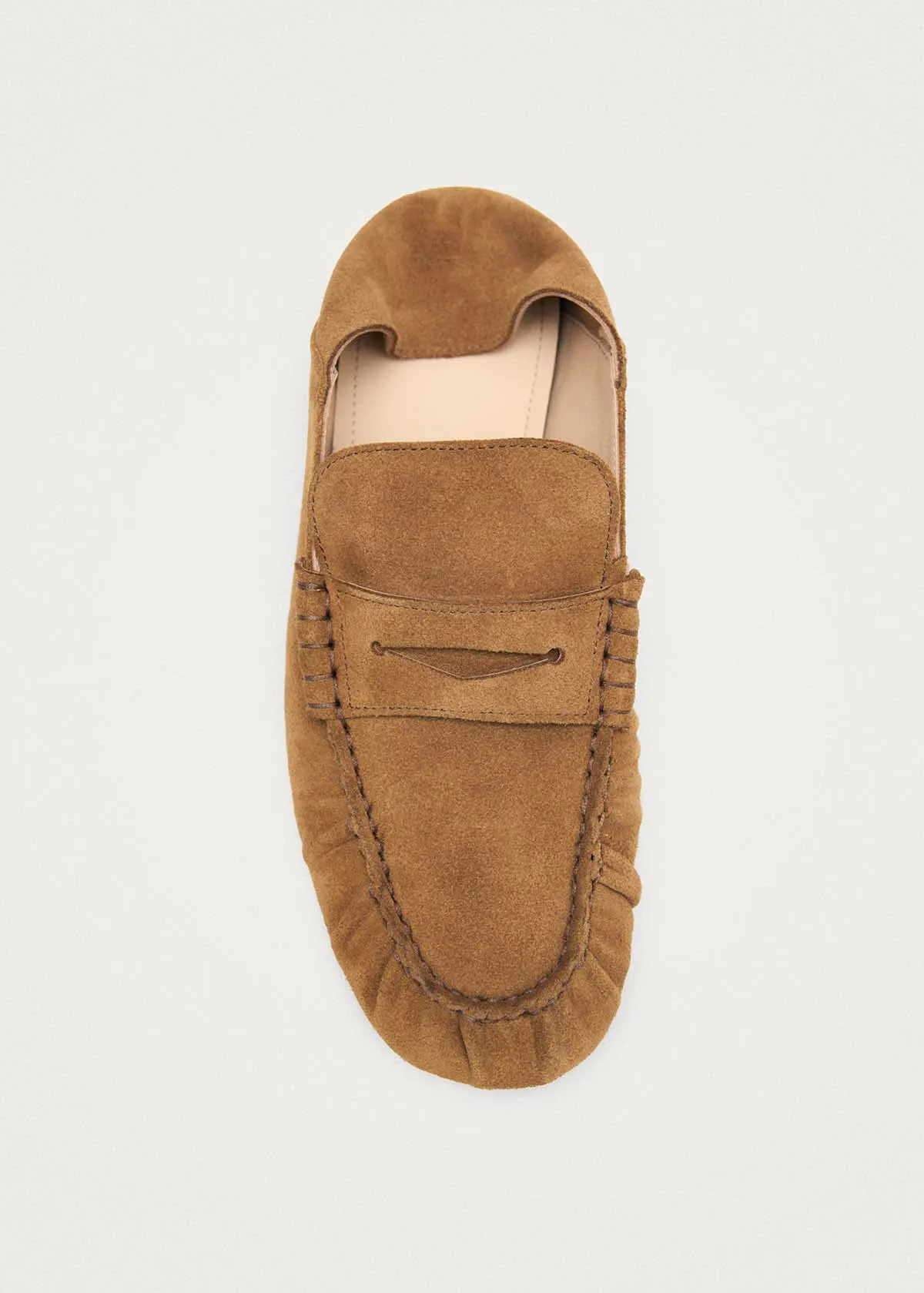 Aven Mule Suede Tan Leather Loafers sold by Alohas product image thumbnail 5