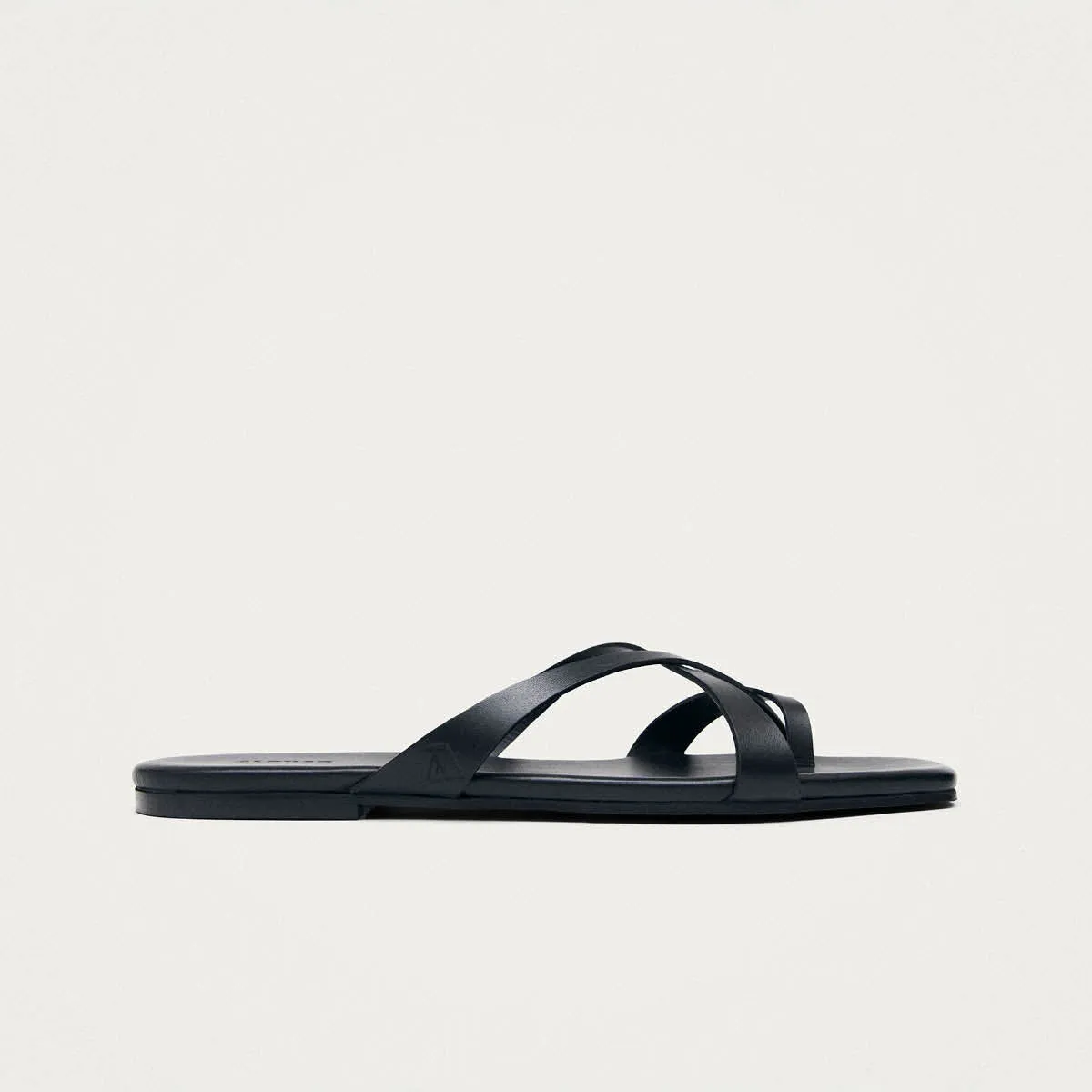Solara Black Leather Sandals sold by Alohas product image thumbnail 3