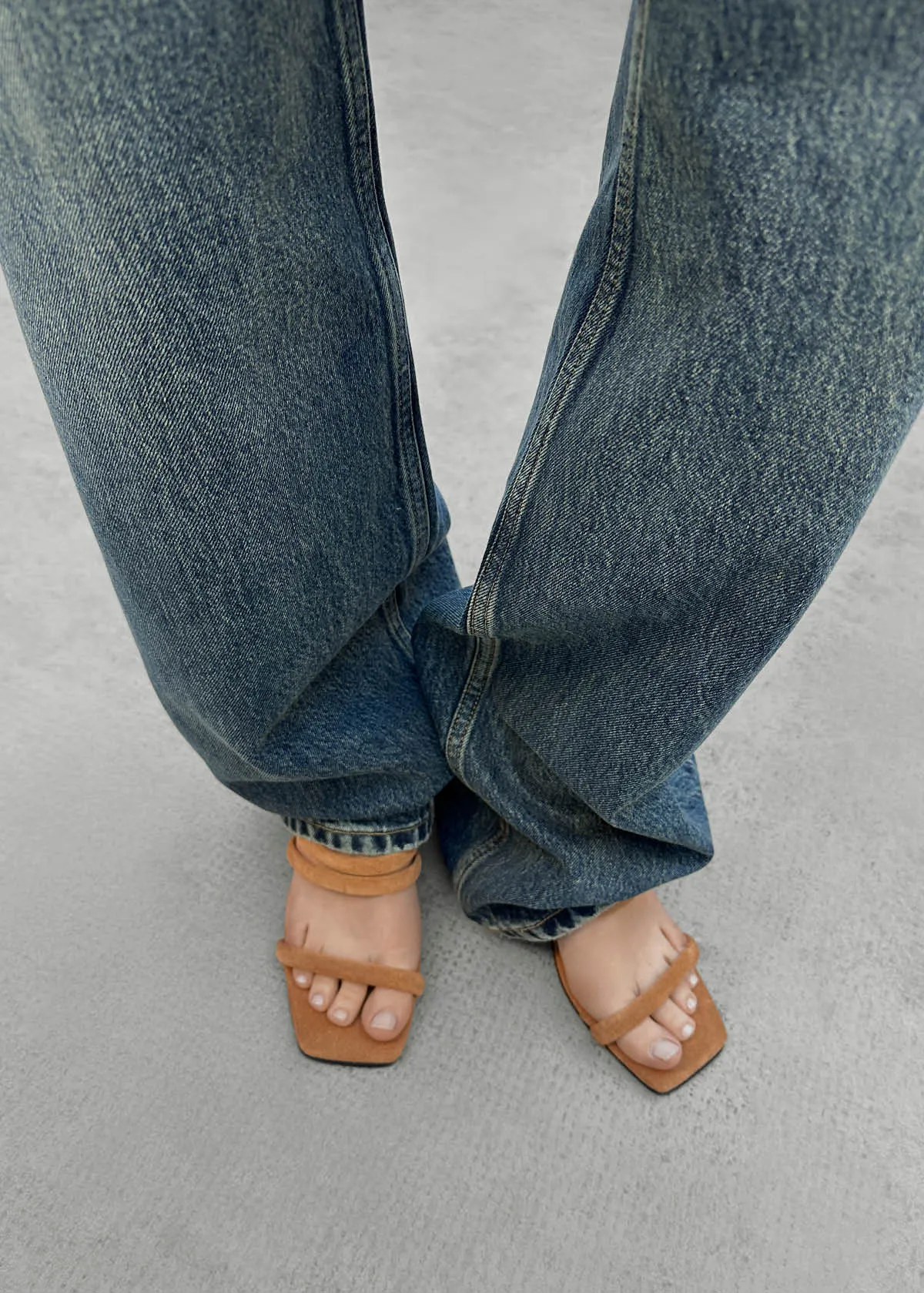 Indiana Suede Tan Leather Sandals sold by Alohas product image thumbnail 2