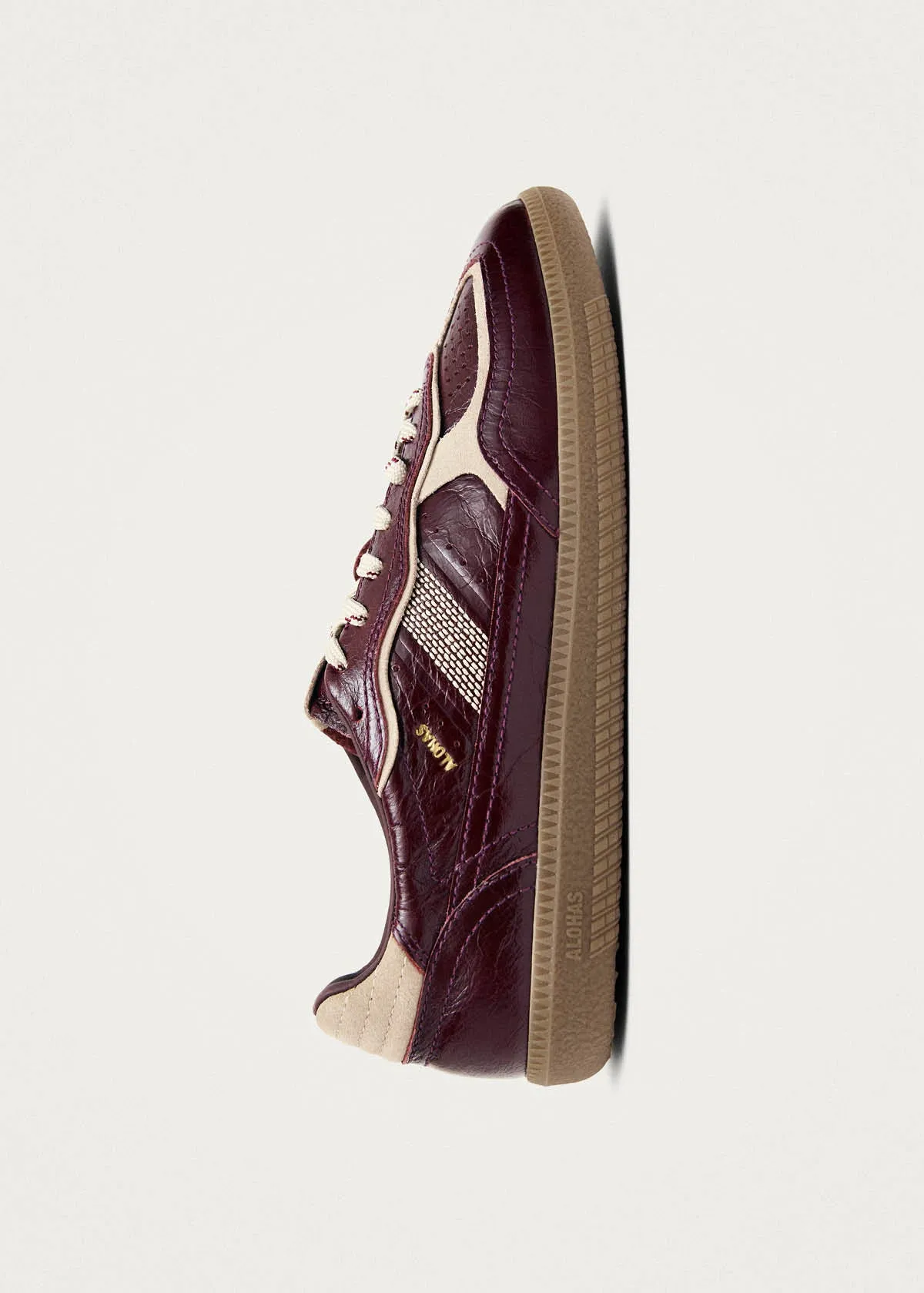 Tb.490 Patent Burgundy Leather Sneakers sold by Alohas product image thumbnail 4