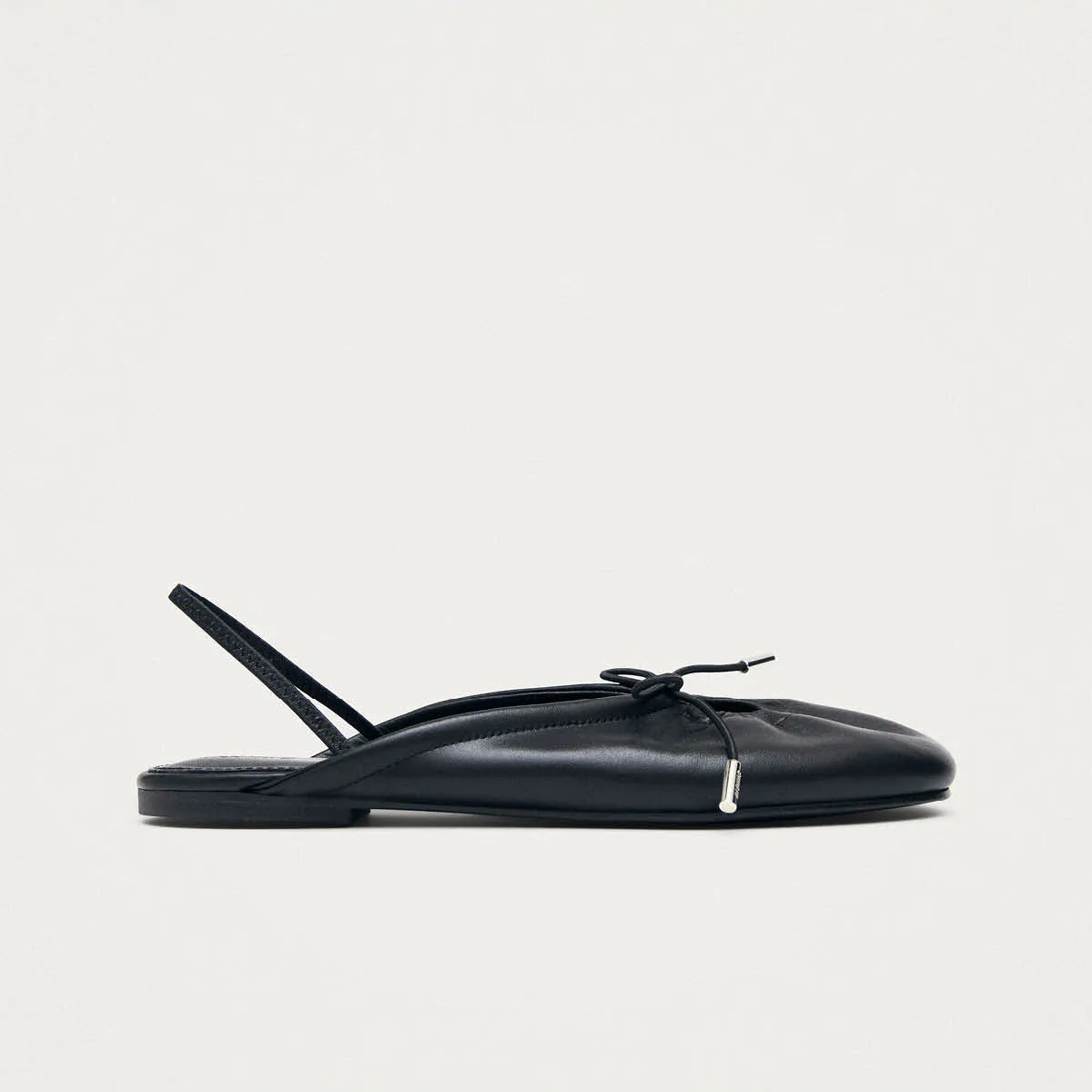 Oli Black Leather Ballet Flats sold by Alohas product image thumbnail 3