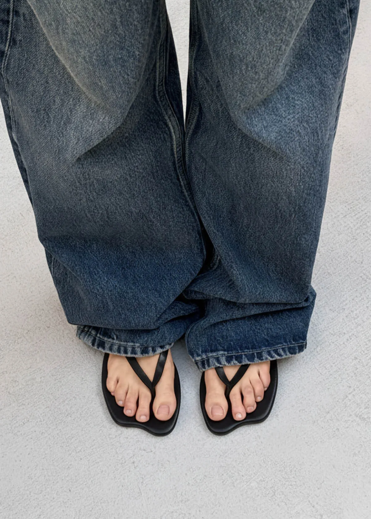 Echo Black Leather Sandals sold by Alohas product image thumbnail 2