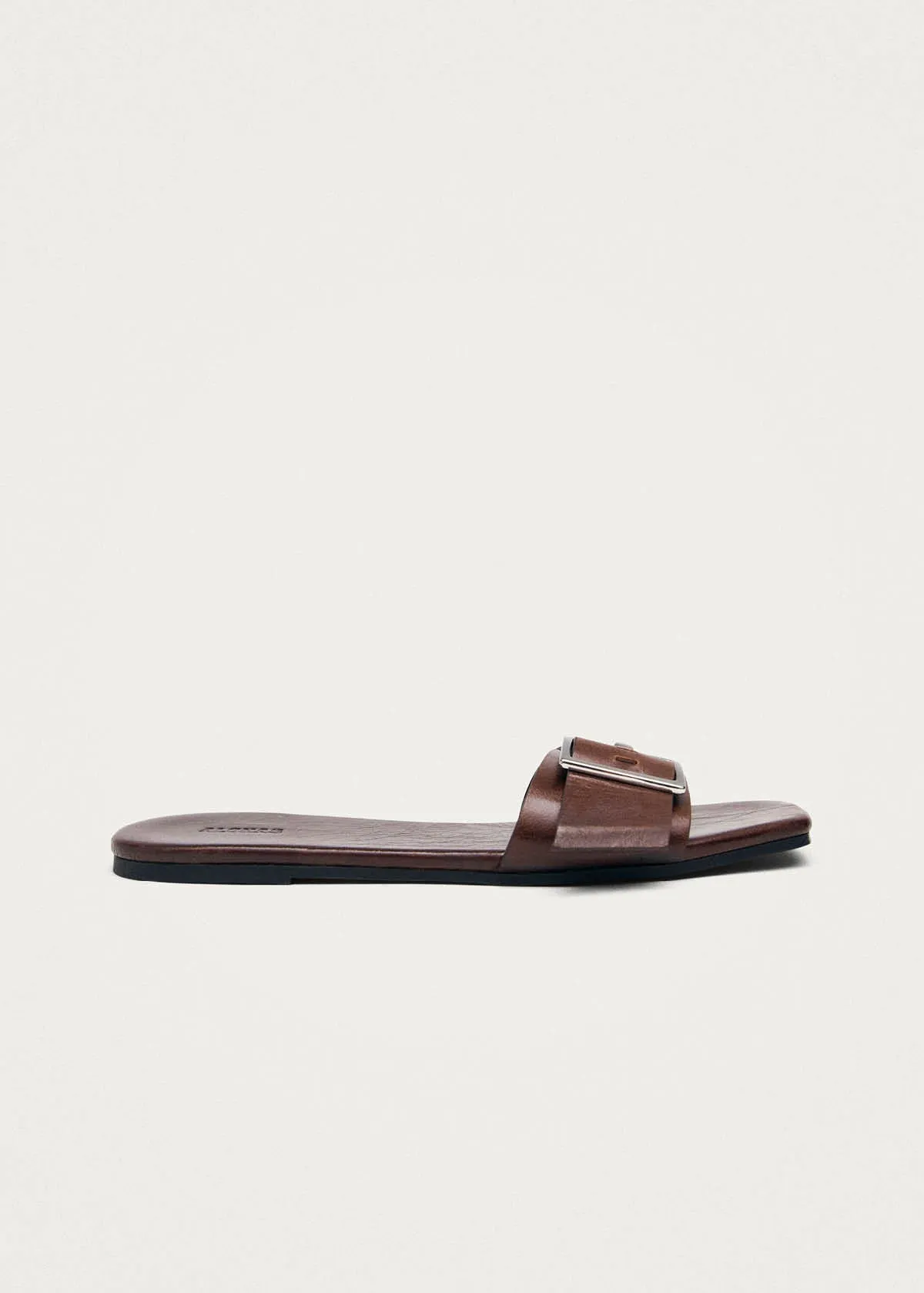 Vent Rift Brown Leather Sandals sold by Alohas