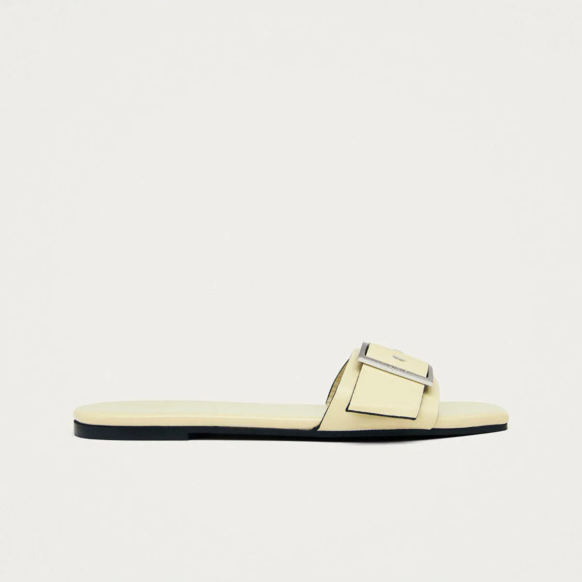 Vent Patent Cream Leather Sandals sold by Alohas product image thumbnail 3