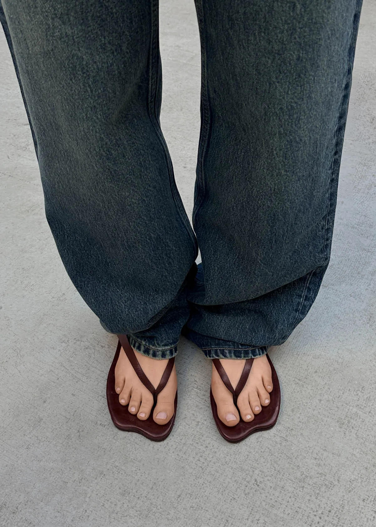 Echo Rift Brown Leather Sandals sold by Alohas product image thumbnail 2