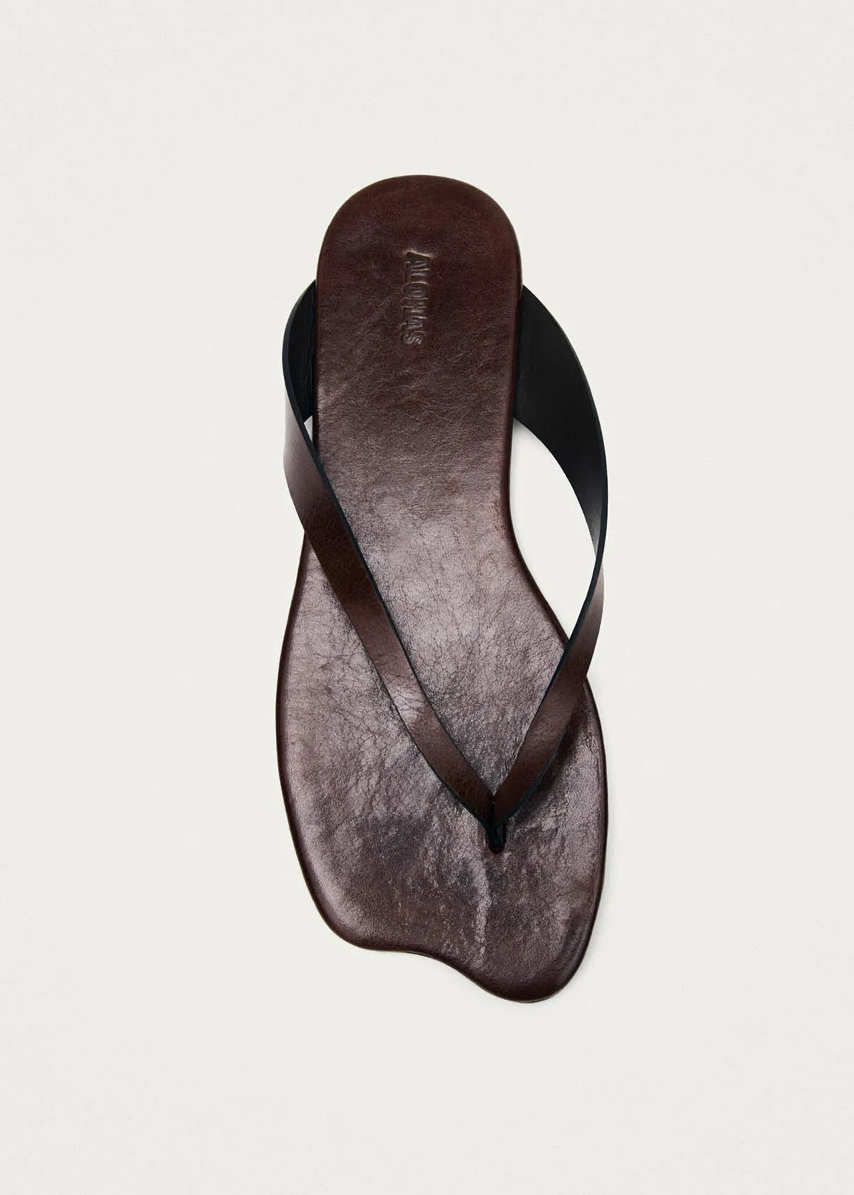 Echo Rift Brown Leather Sandals sold by Alohas