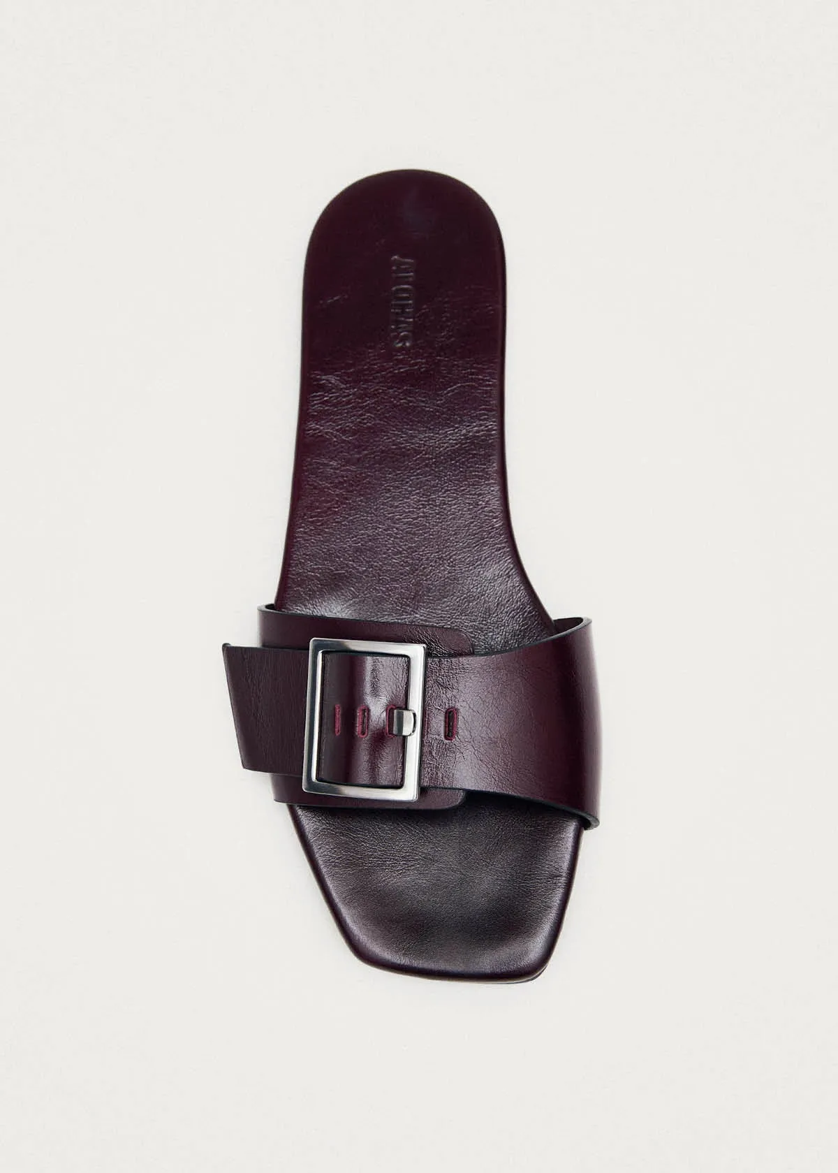 Vent Rift Burgundy Leather Sandals sold by Alohas product image thumbnail 5